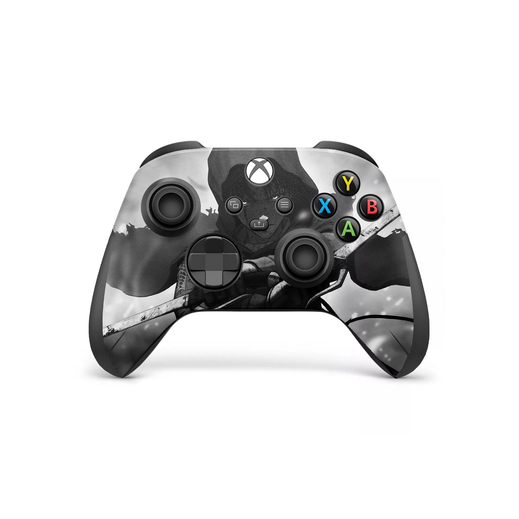 A video game skin featuring a Humanity's Strongest 2 design for the Xbox Series Wireless Controller.