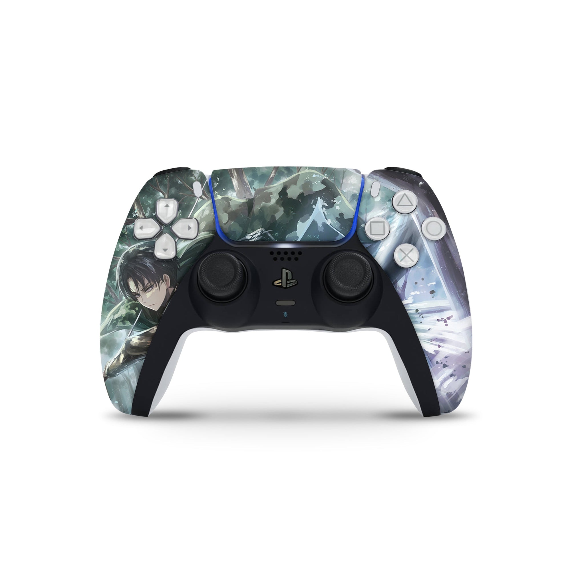 A video game skin featuring a Humanity's Strongest 3 design for the PS5 Controller.