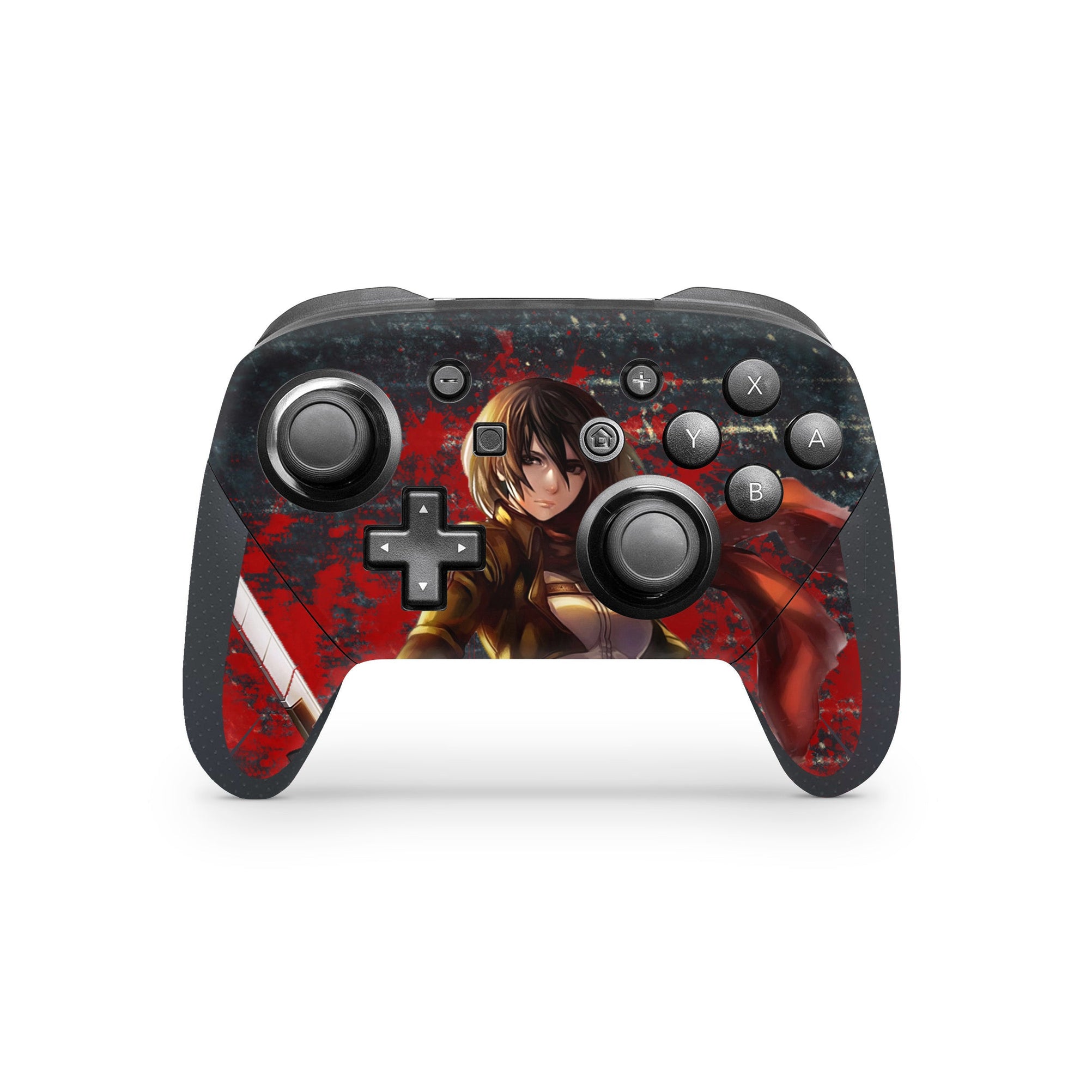 A video game skin featuring a Loyal Protector 3 design for the Nintendo Switch Pro Controller.