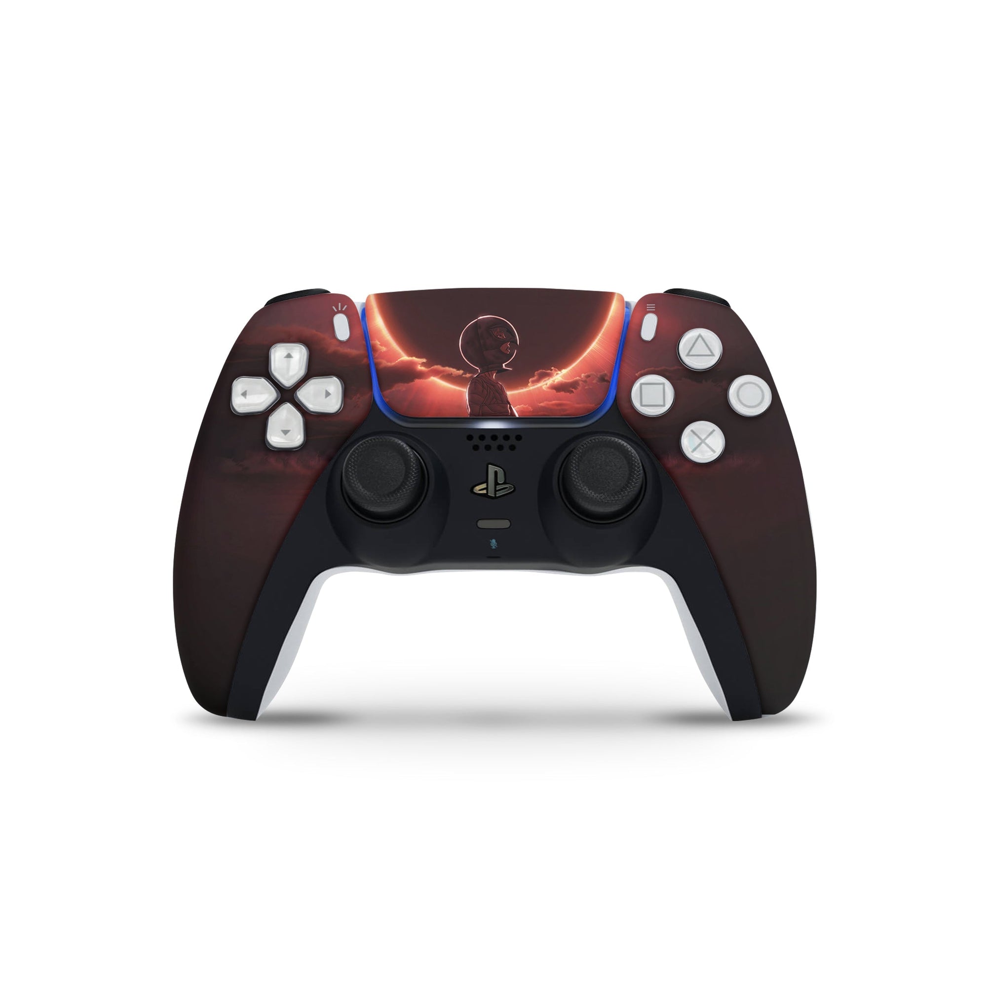 A video game skin featuring a Falcon of Light 1 design for the PS5 Controller.