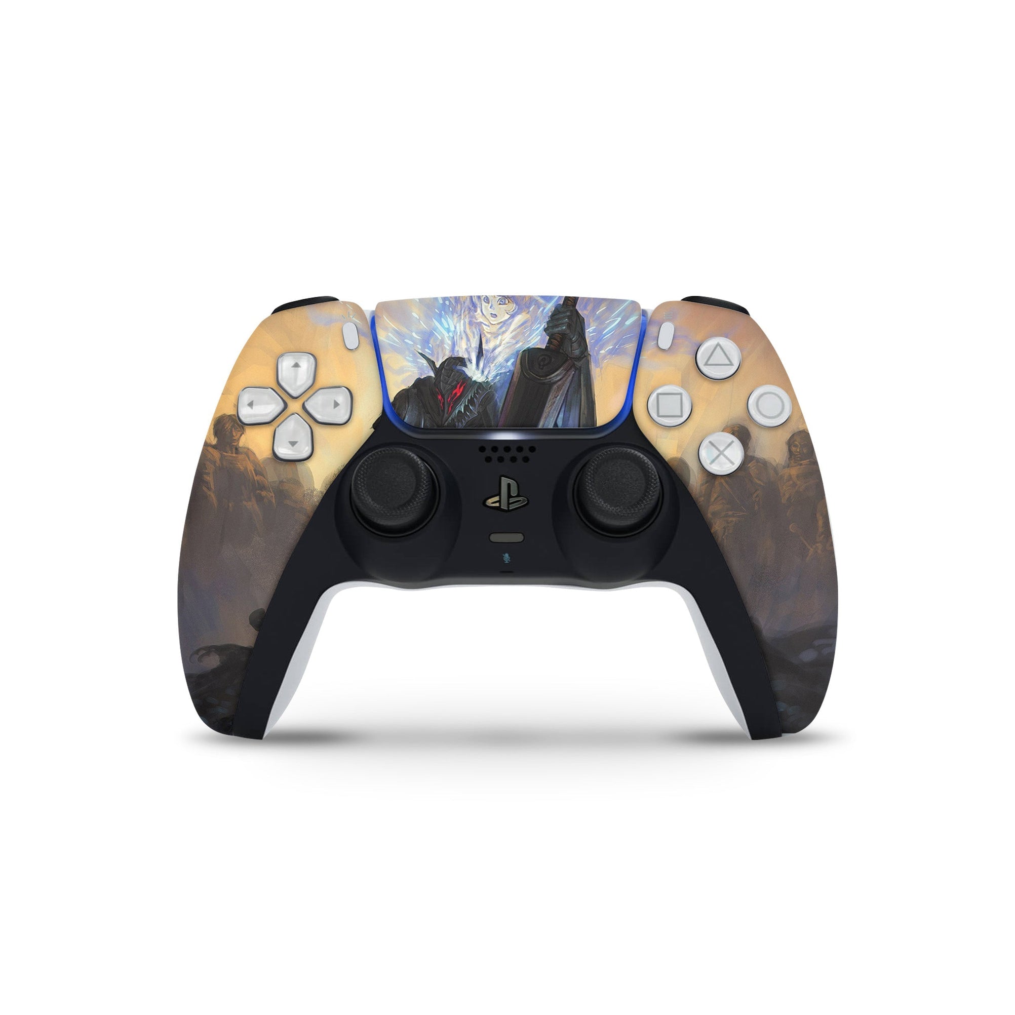 A video game skin featuring a Dark Swordsman 2 design for the PS5 Controller.