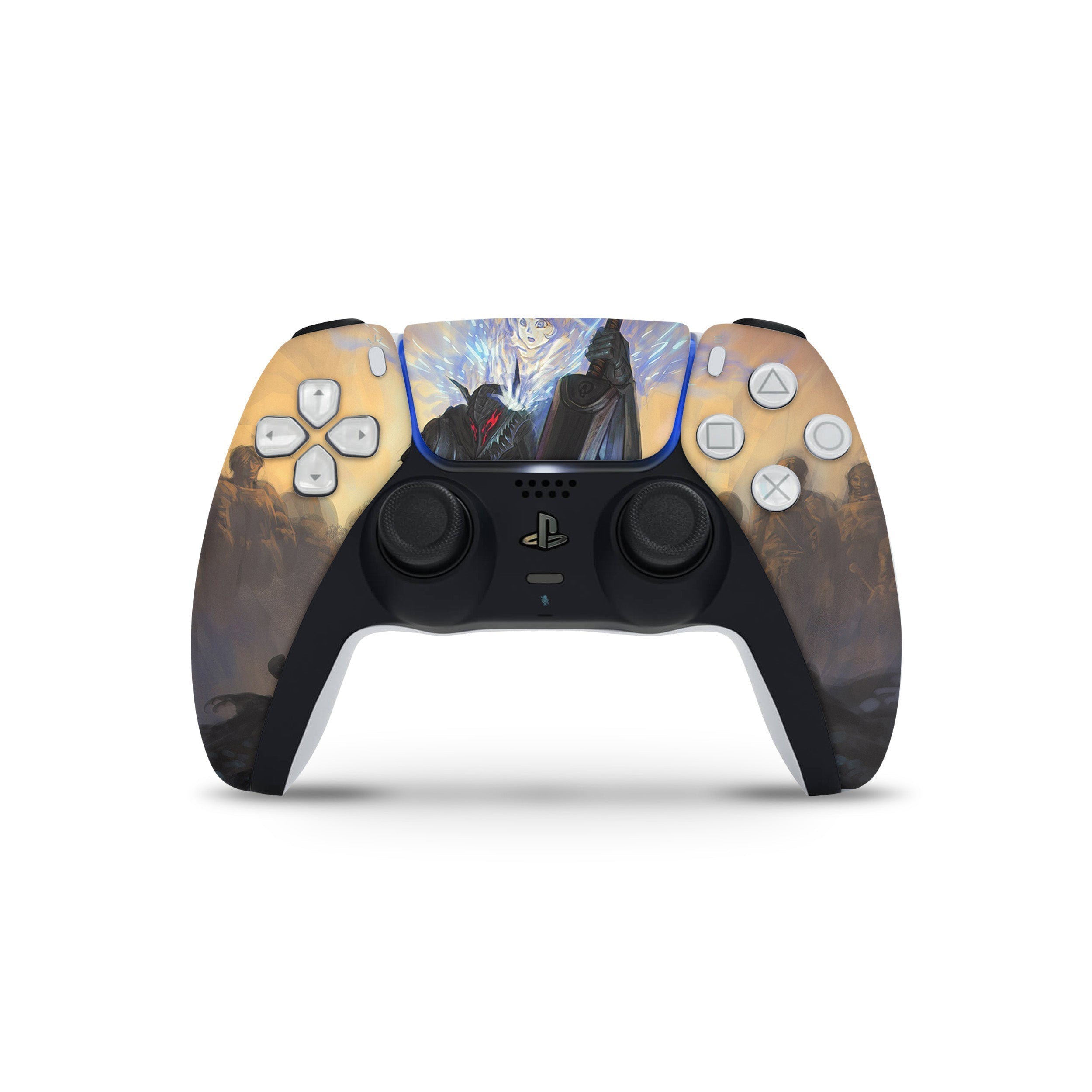 A video game skin featuring a Dark Swordsman 2 design for the PS5 Controller.