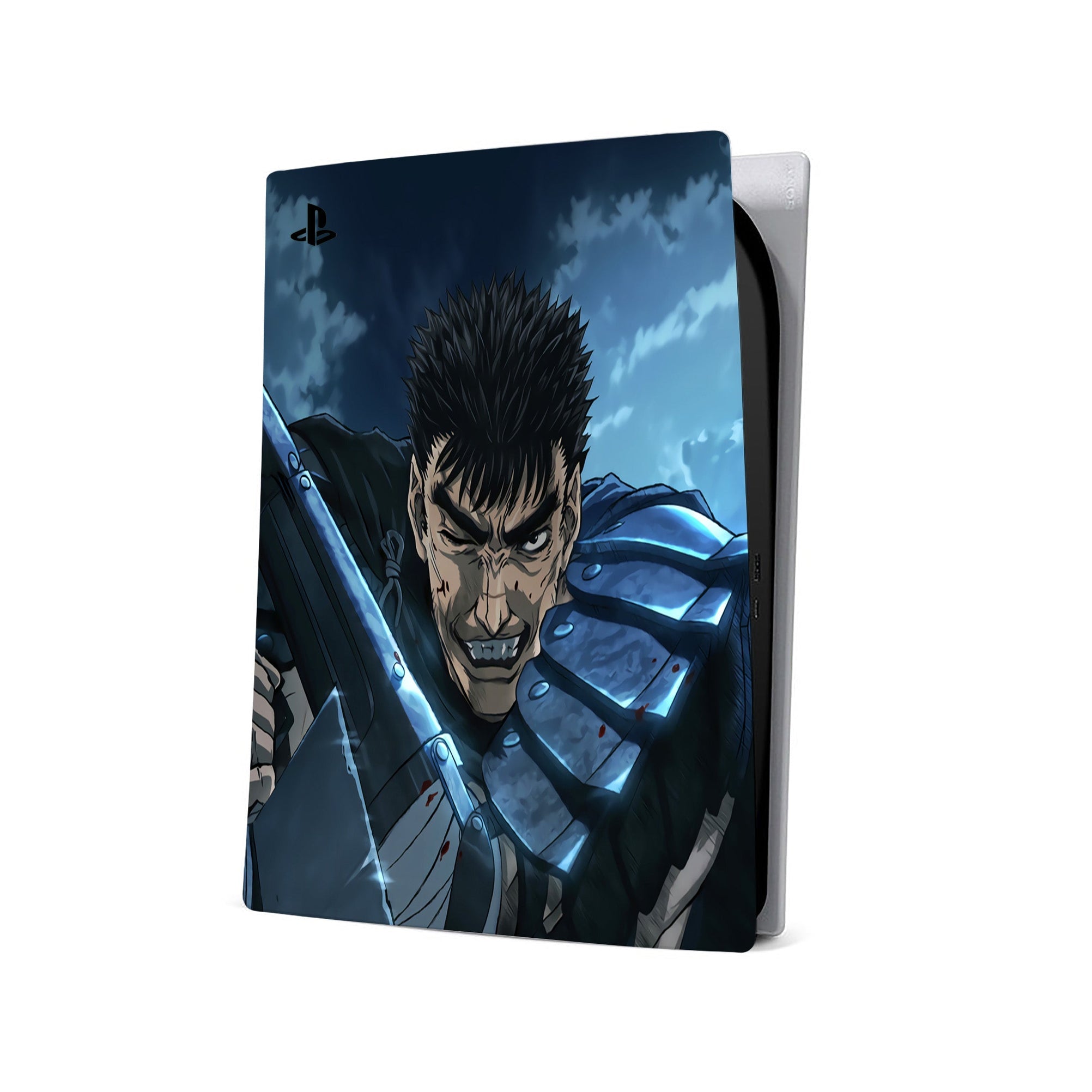 A video game skin featuring a Dark Swordsman 4 design for the PS5.