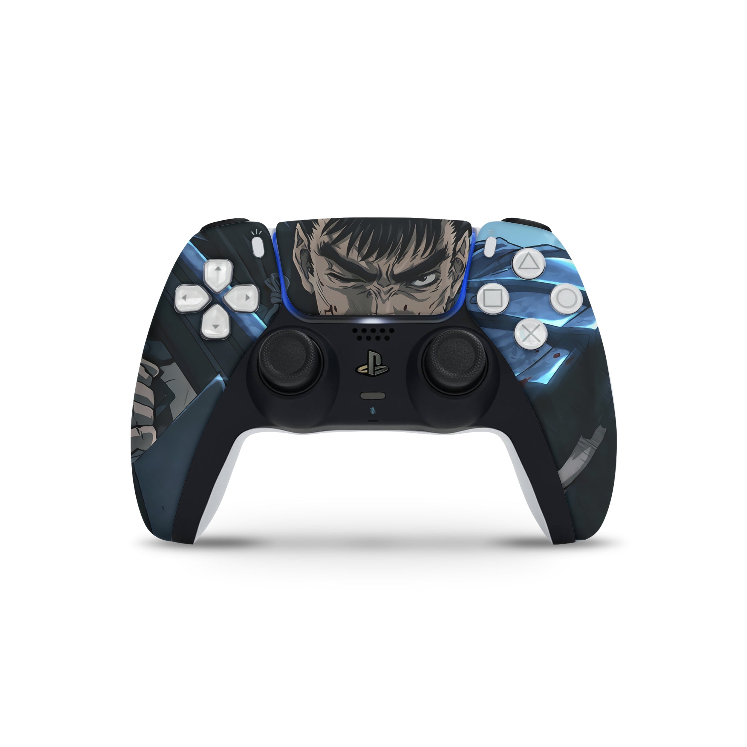 A video game skin featuring a Dark Swordsman 4 design for the PS5 Controller.