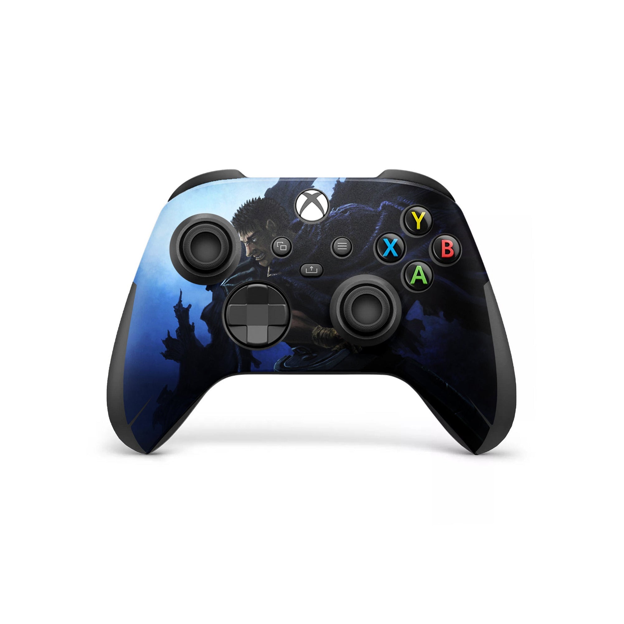 A video game skin featuring a Dark Swordsman 6 design for the Xbox Series X Controller.