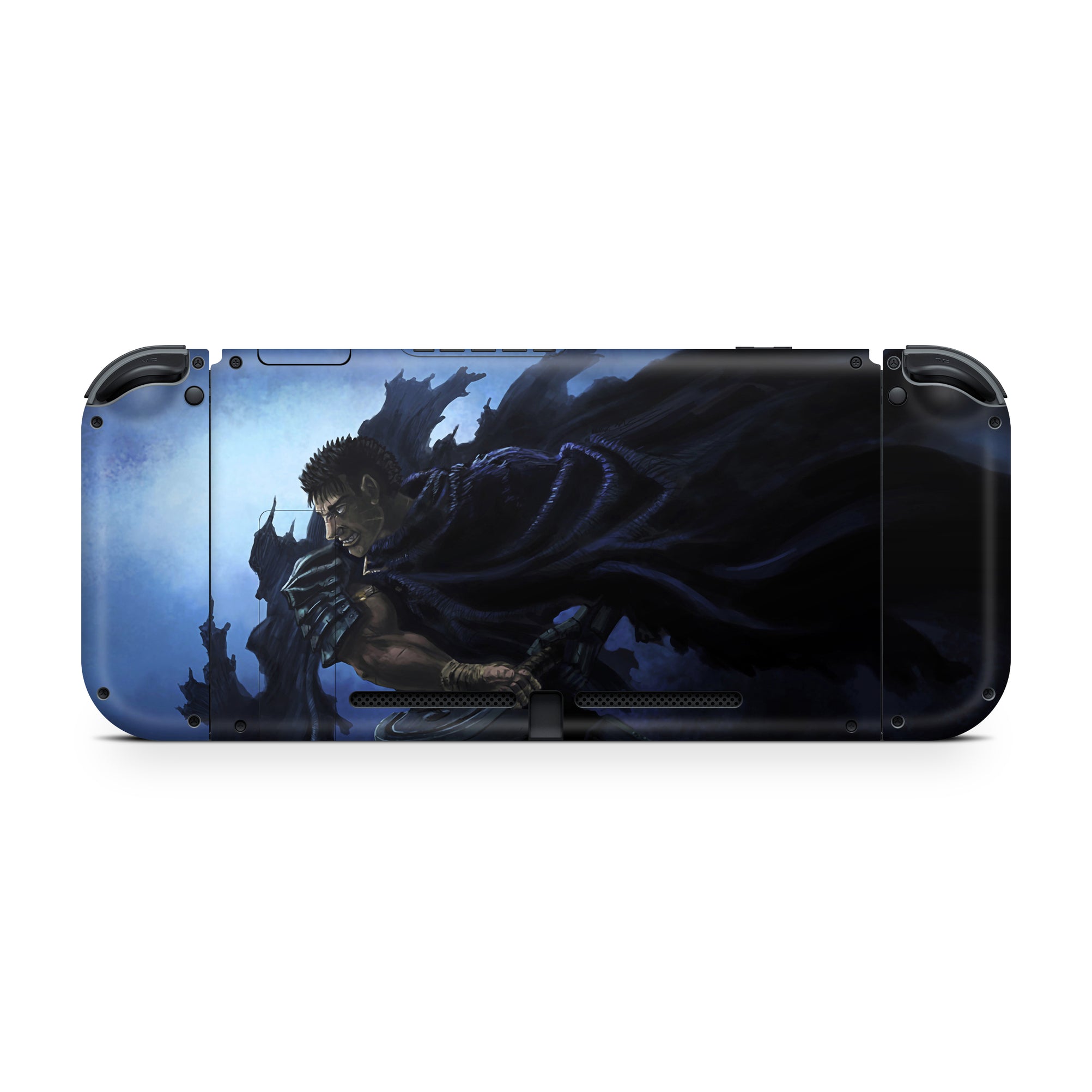 A video game skin featuring a Dark Swordsman 6 design for the Nintendo Switch.