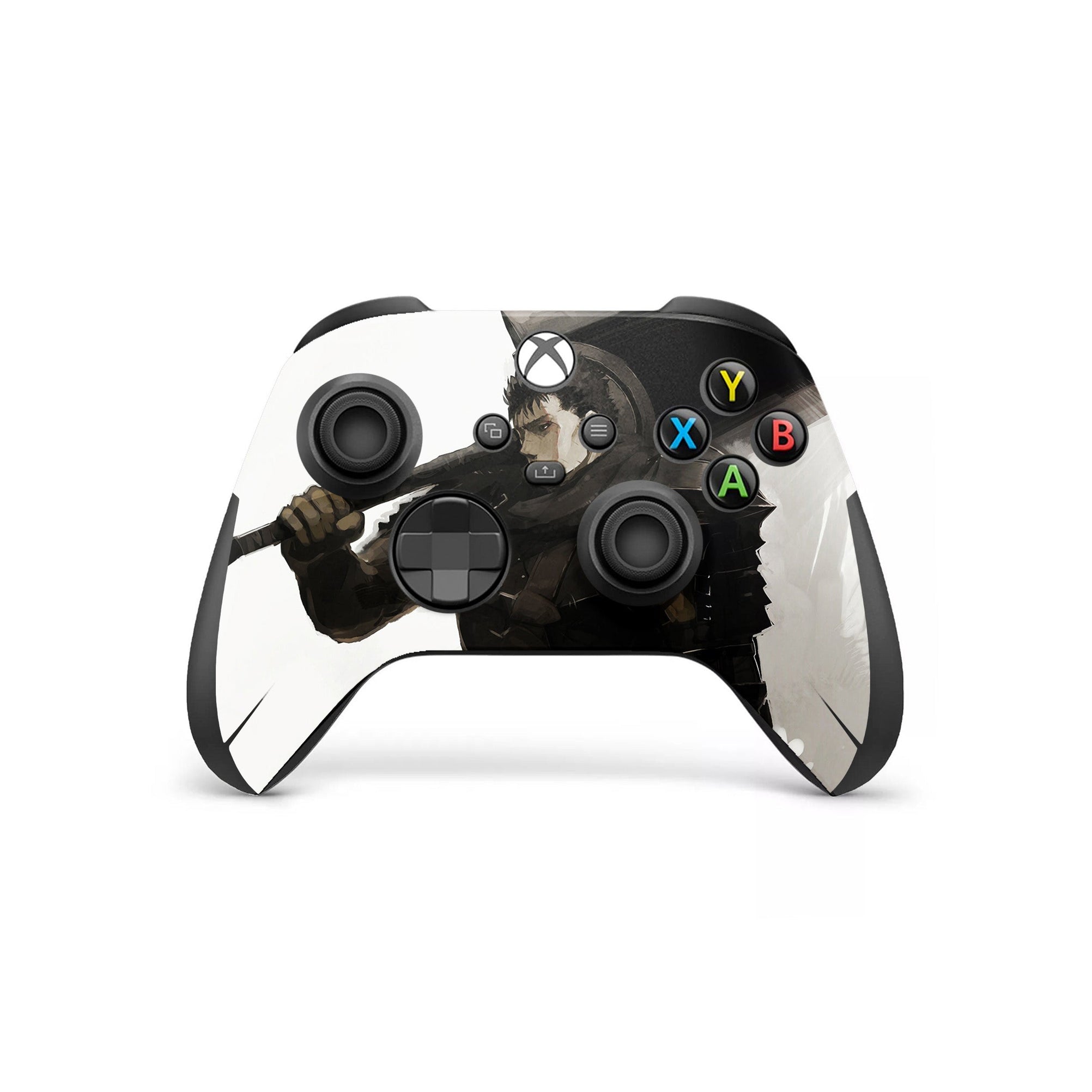 A video game skin featuring a Dark Swordsman 7 design for the Xbox Series X Controller.