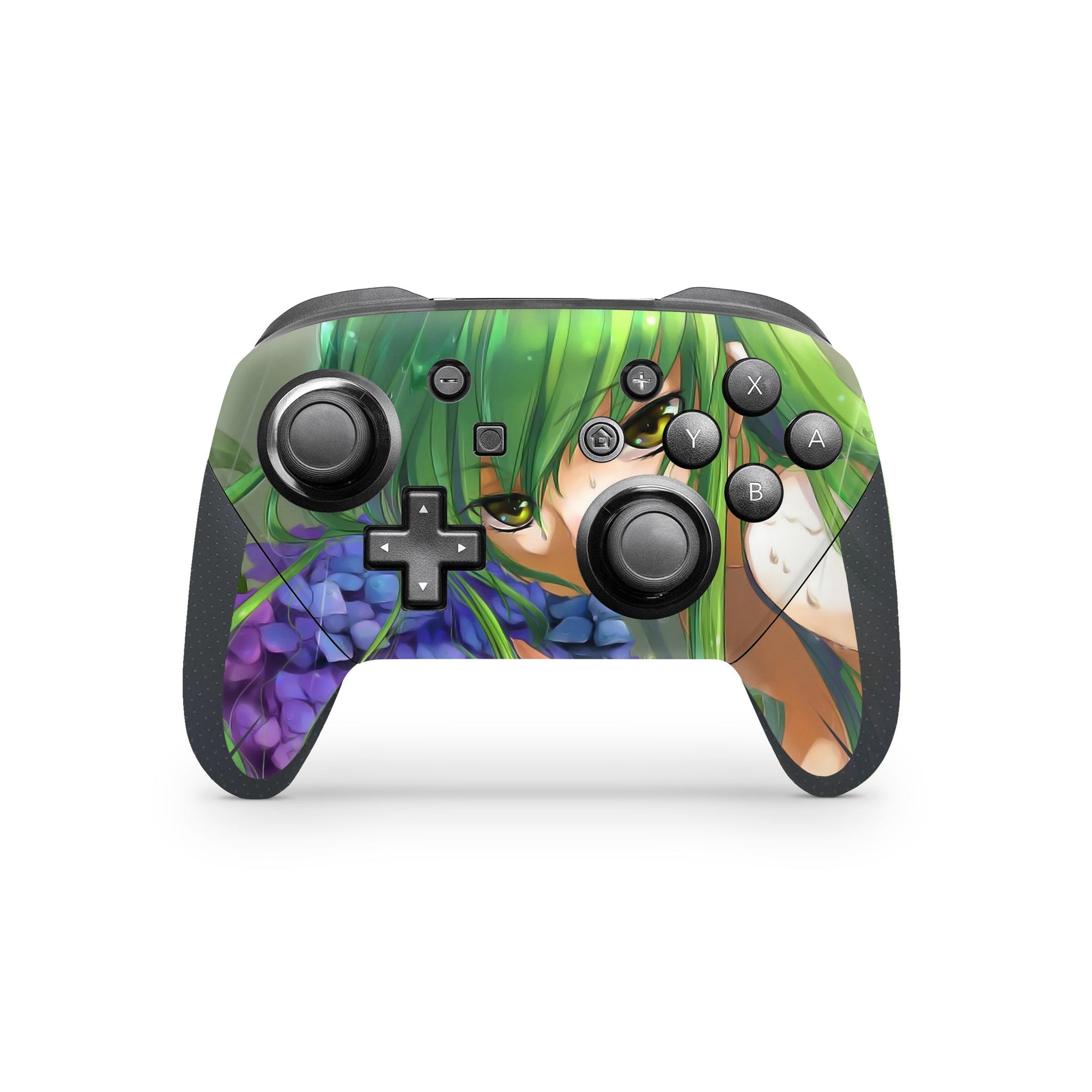 A video game skin featuring a Immortal Enigma 1 design for the Nintendo Switch Pro Controller.