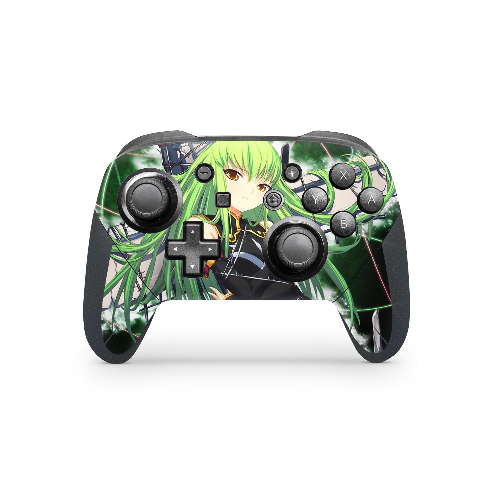 A video game skin featuring a Immortal Enigma 3 design for the Nintendo Switch Pro Controller.