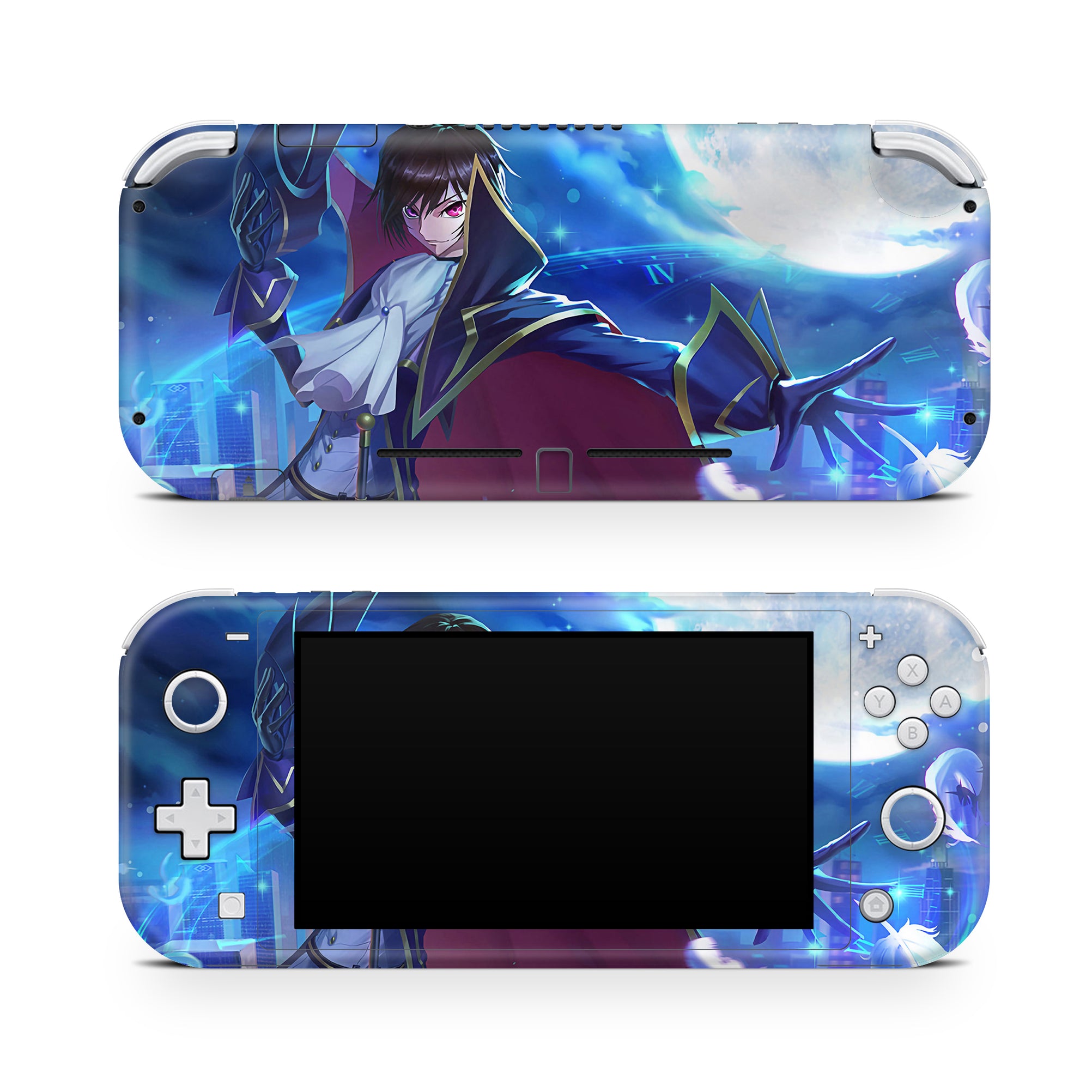 A video game skin featuring a Rebel King 2 design for the Nintendo Switch Lite.