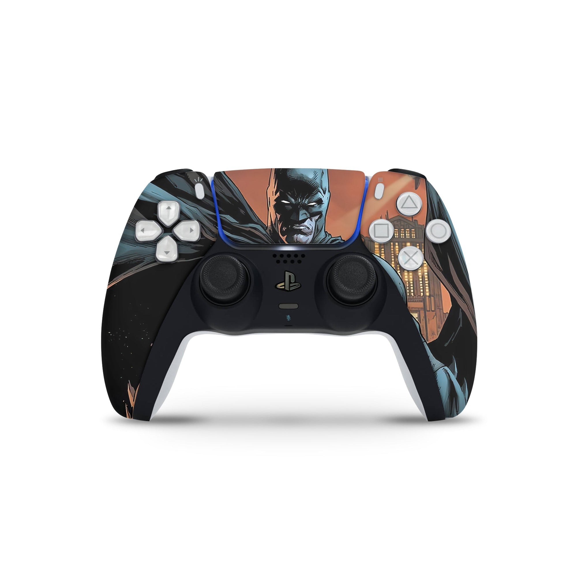 A video game skin featuring a Midnight Vigilante 9 design for the PS5 Controller.