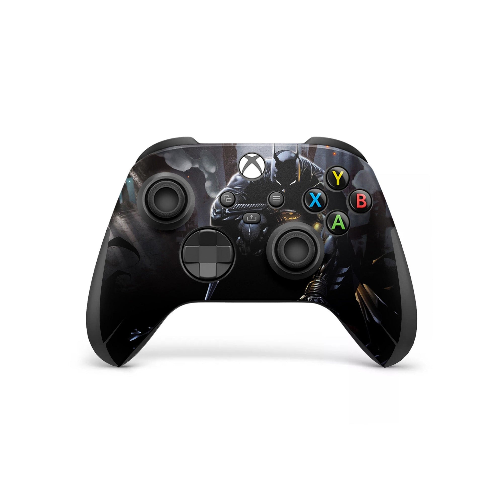 A video game skin featuring a Midnight Vigilante 10 design for the Xbox Series Wireless Controller.