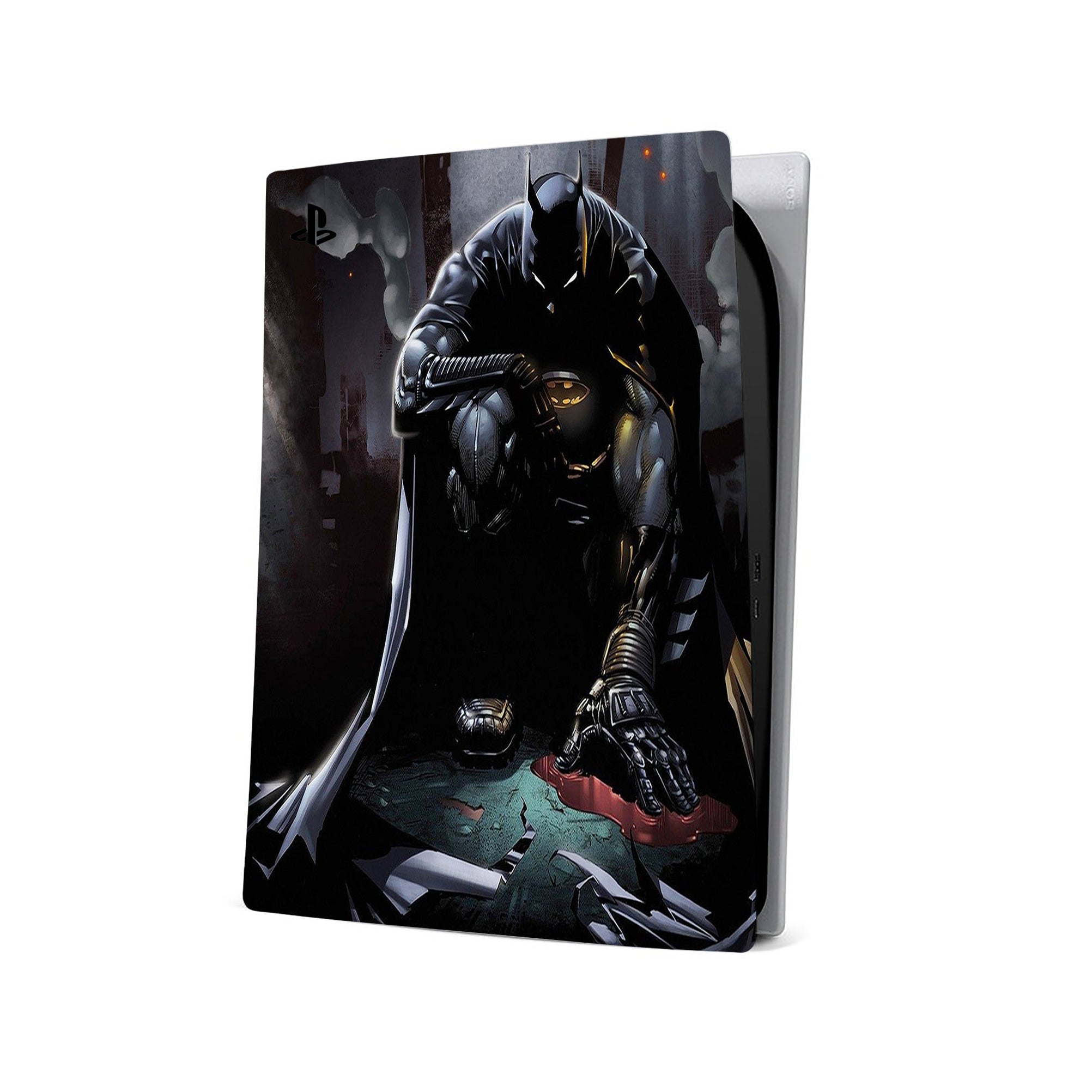 A video game skin featuring a Midnight Vigilante 10 design for the PS5.