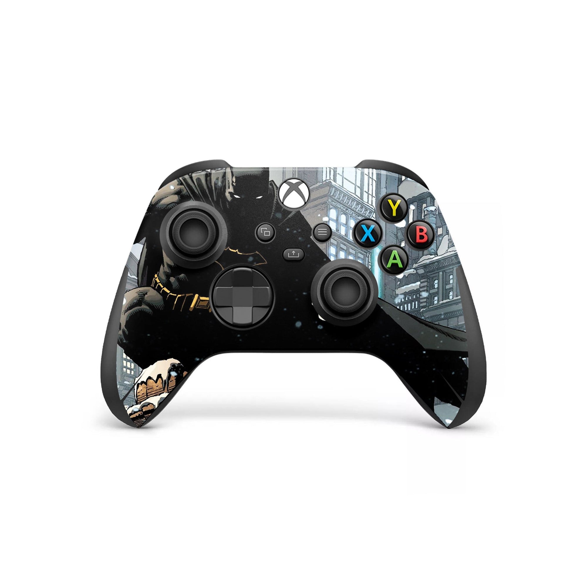 A video game skin featuring a Midnight Vigilante 11 design for the Xbox Series Wireless Controller.