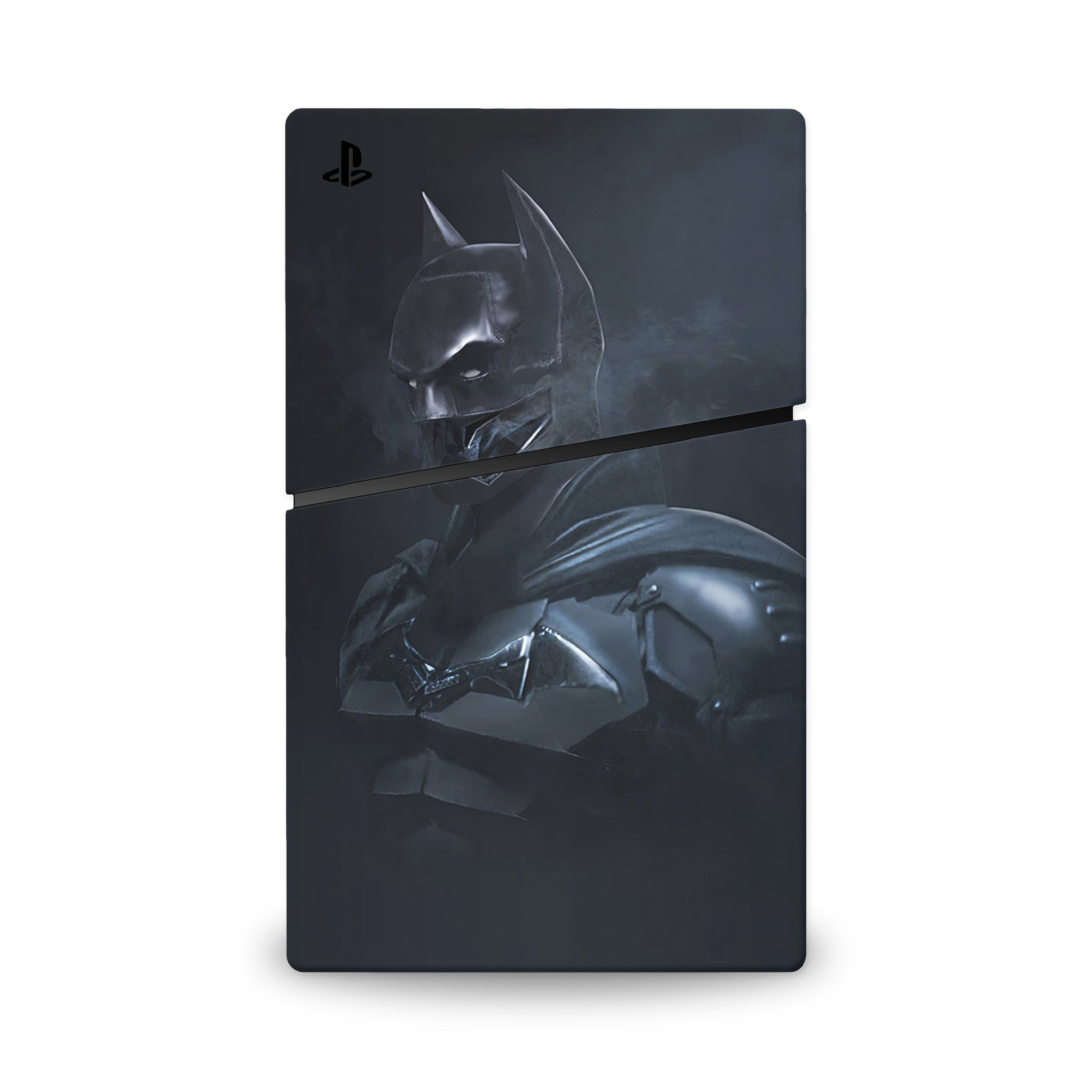 A video game skin featuring a Midnight Vigilante 13 design for the PS5 Slim.