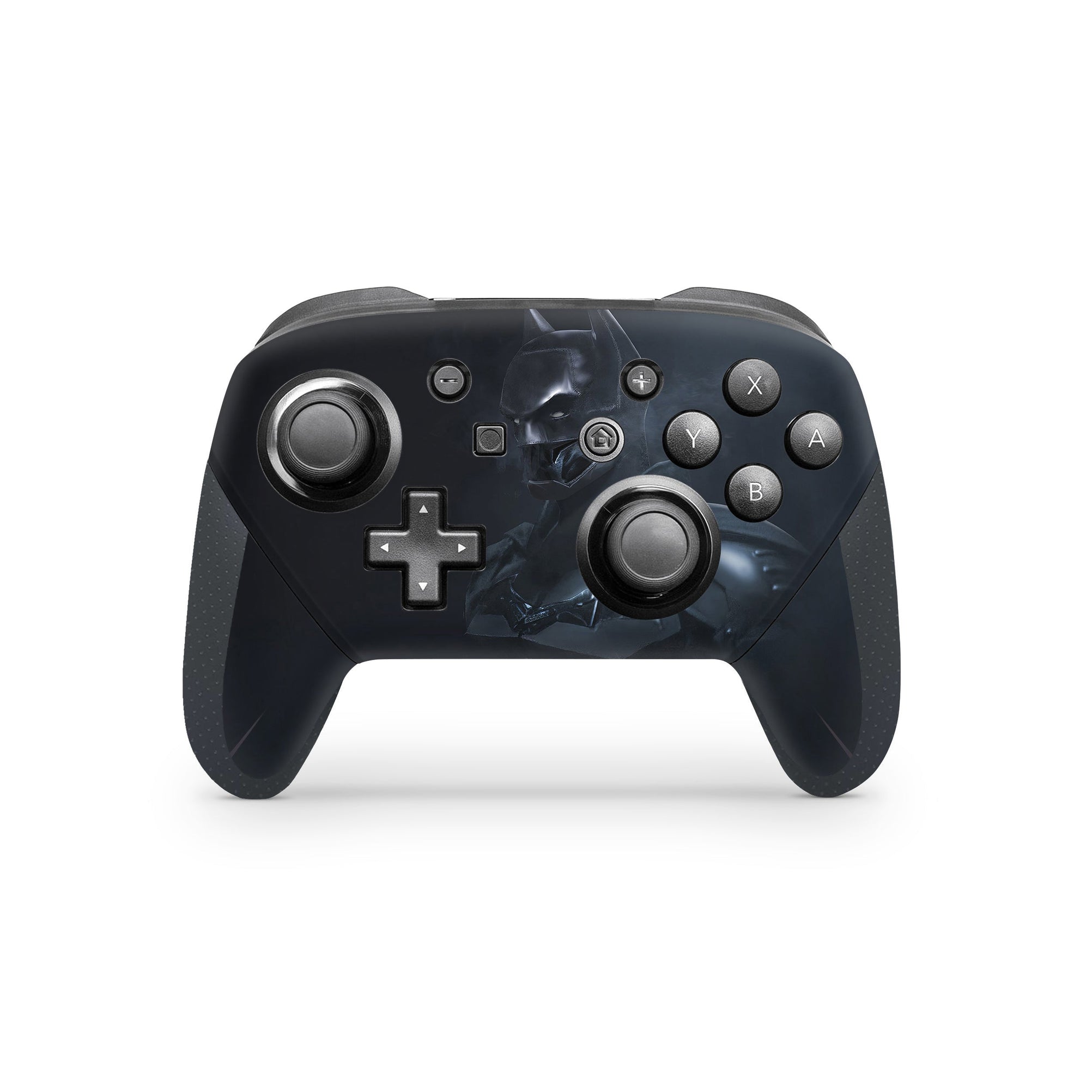 A video game skin featuring a Midnight Vigilante 13 design for the Nintendo Switch Pro Controller.