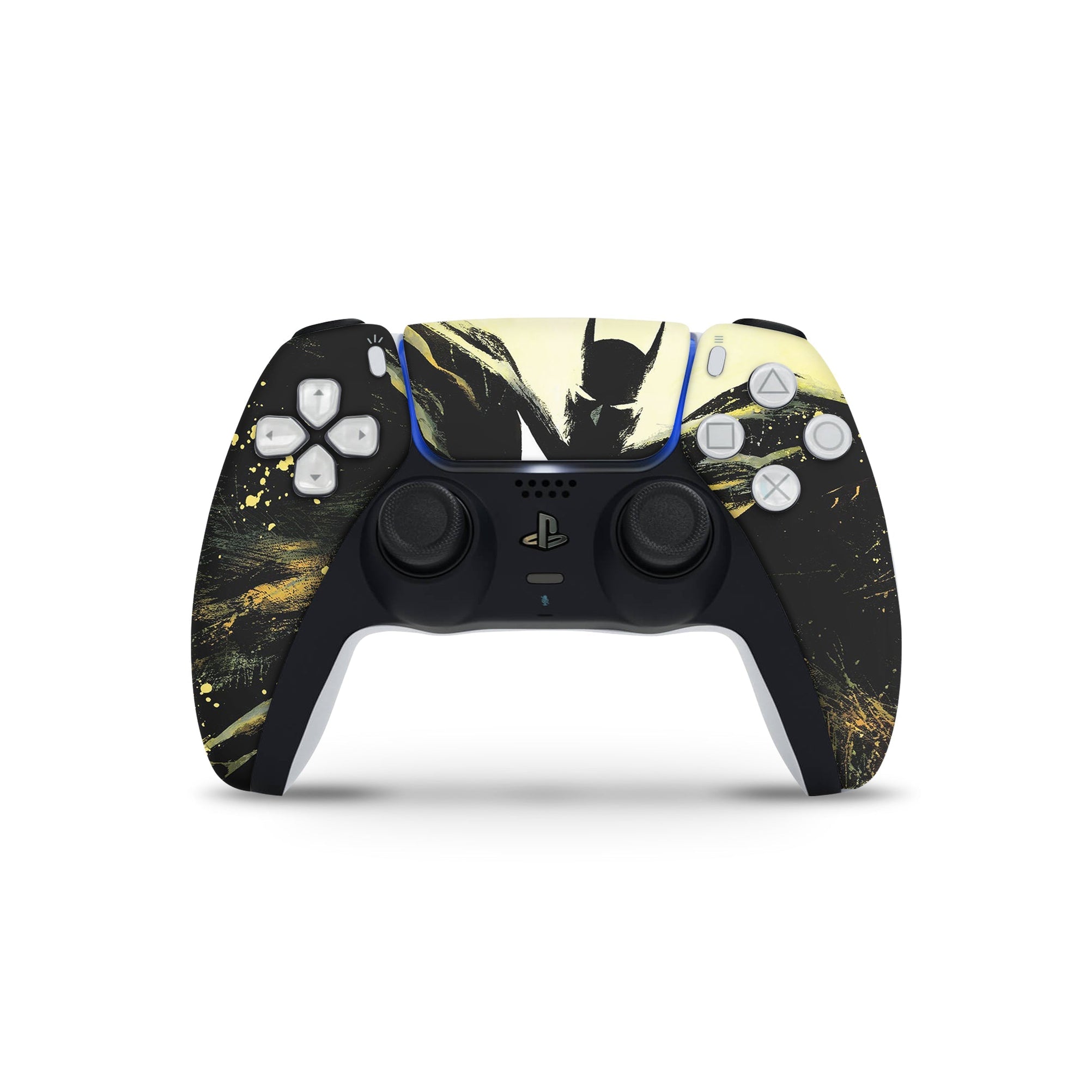 A video game skin featuring a Midnight Vigilante 15 design for the PS5 Controller.