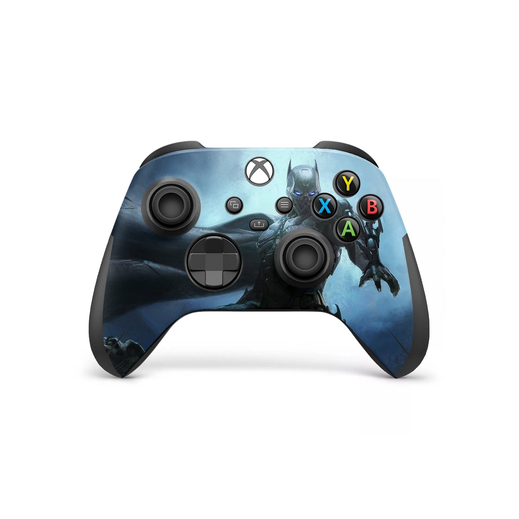 A video game skin featuring a Midnight Vigilante 16 design for the Xbox Series X Controller.