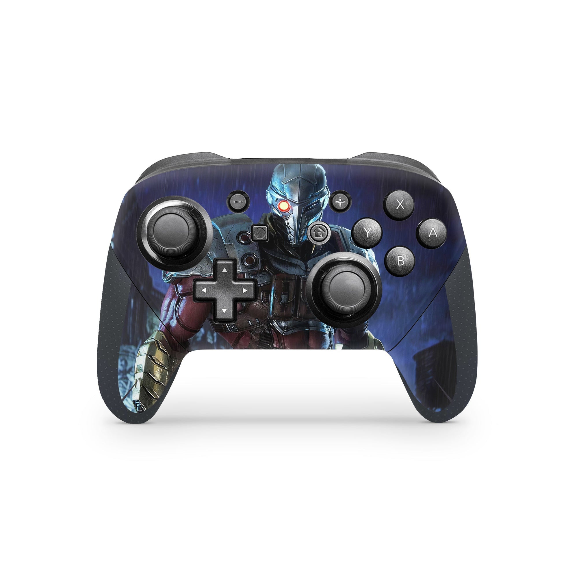 A video game skin featuring a Master Assassin 4 design for the Nintendo Switch Pro Controller.