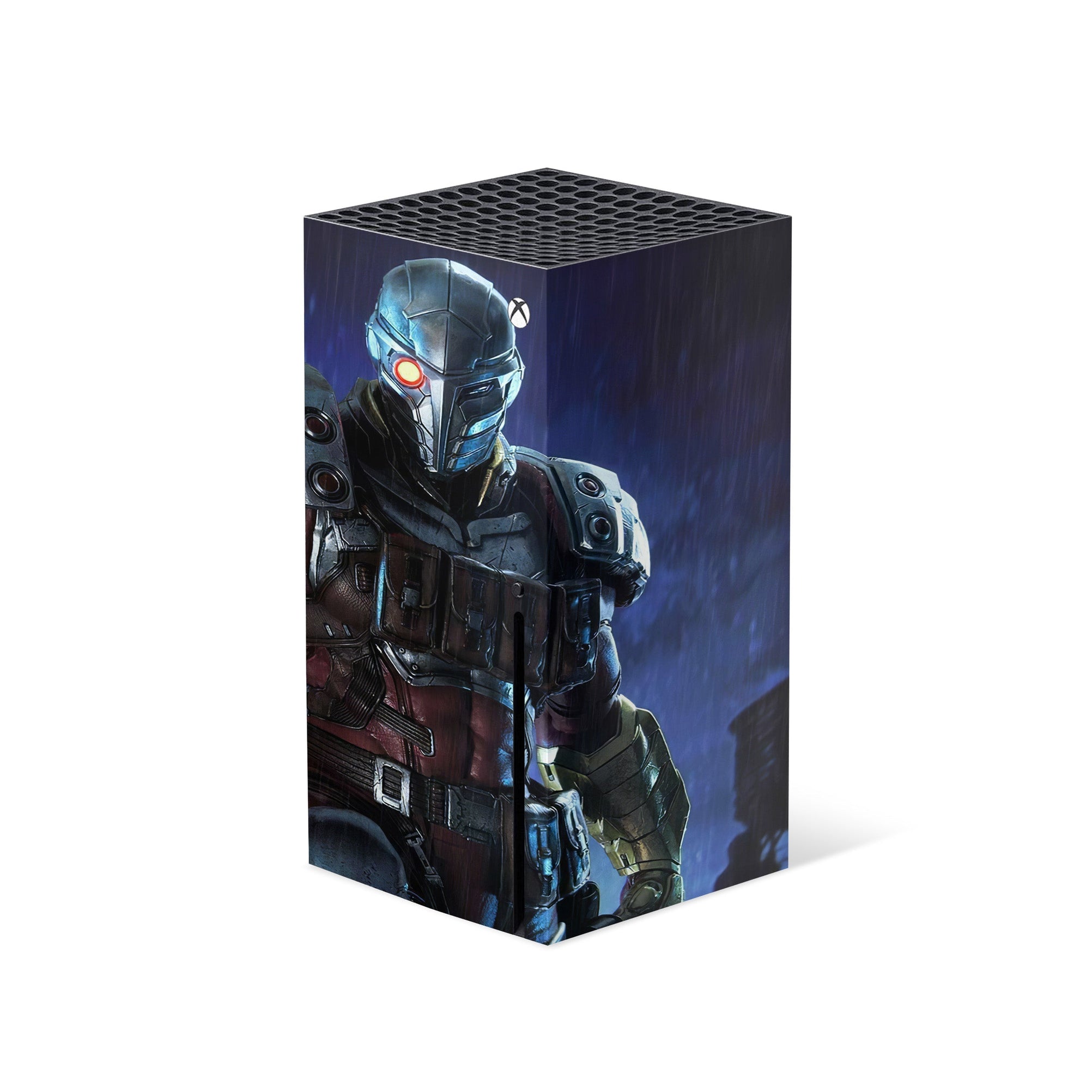 A video game skin featuring a Master Assassin 4 design for the Xbox Series X.