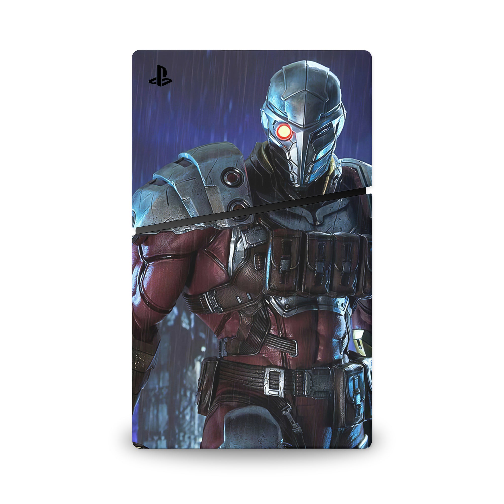 A video game skin featuring a Master Assassin 4 design for the PS5 Digital Slim.