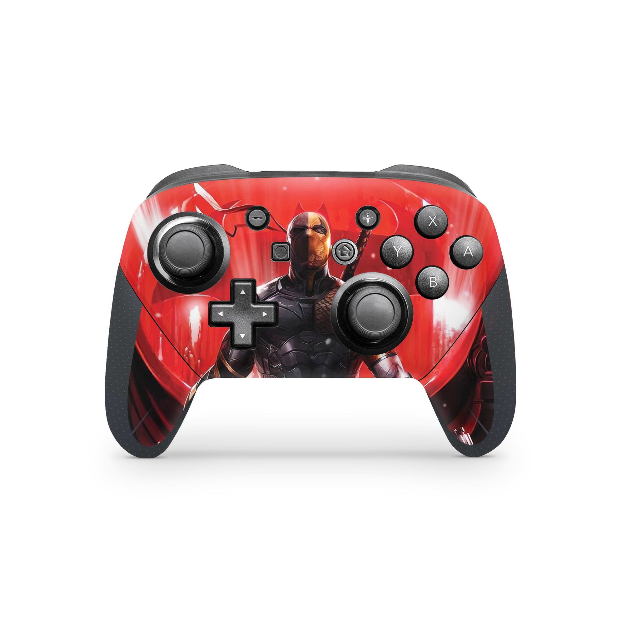 A video game skin featuring a Master Assassin 5 design for the Nintendo Switch Pro Controller.