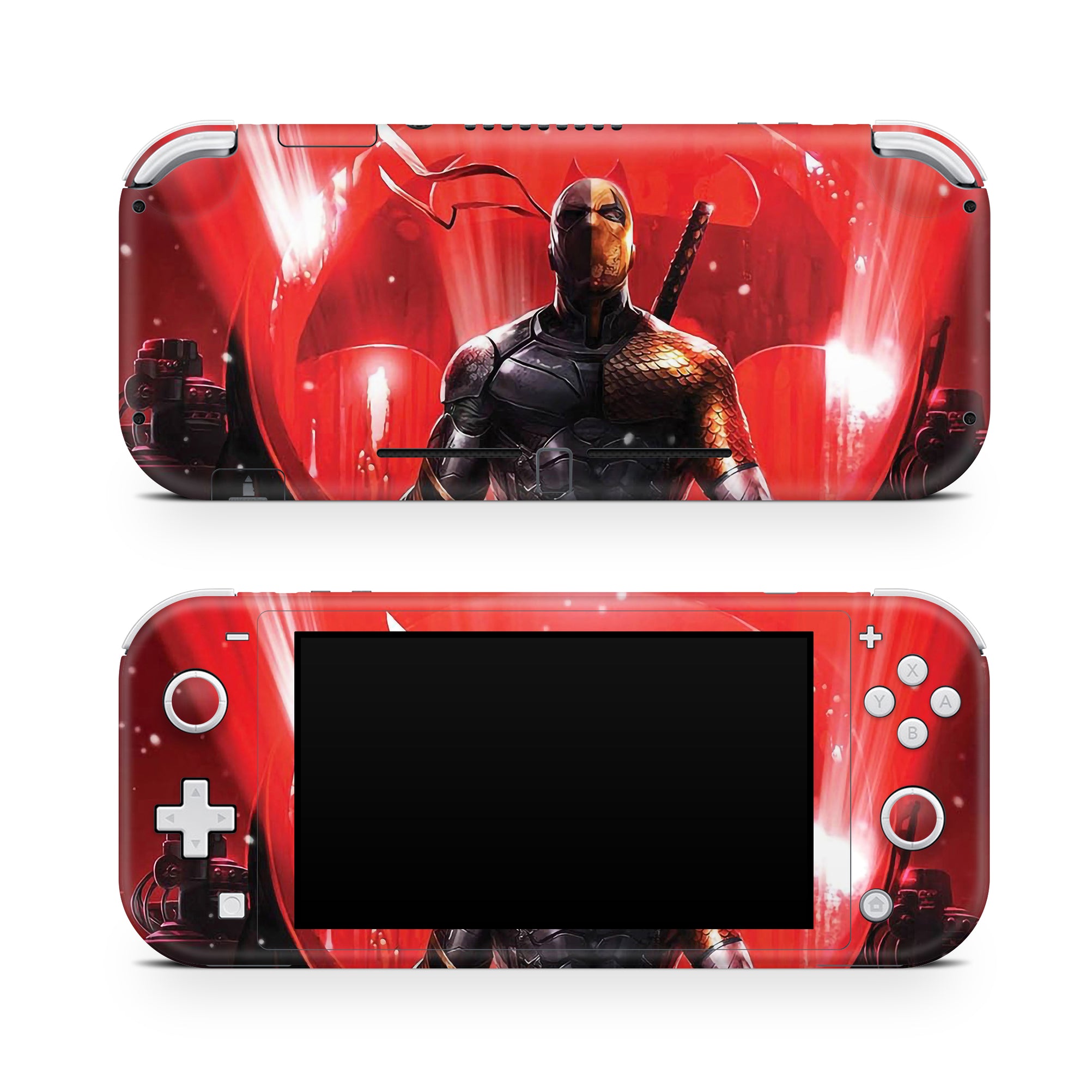 A video game skin featuring a Master Assassin 5 design for the Nintendo Switch Lite.