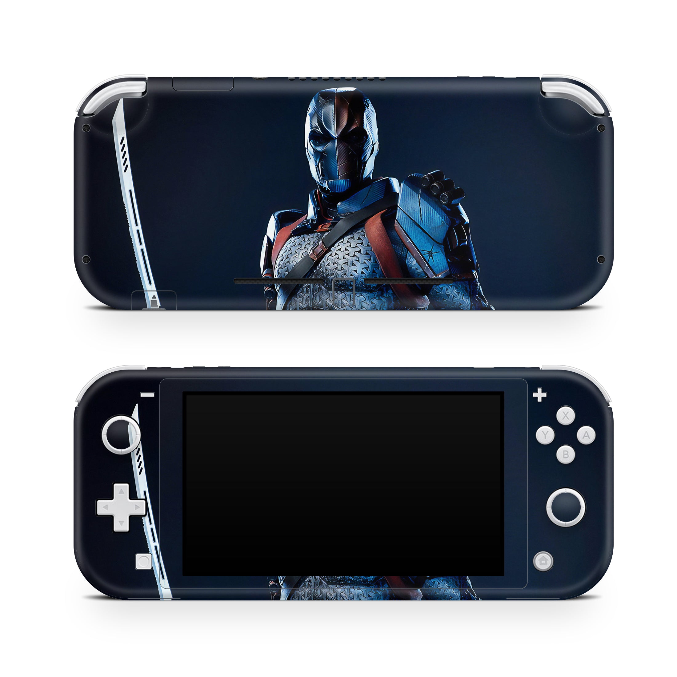 A video game skin featuring a Master Assassin 6 design for the Nintendo Switch Lite.