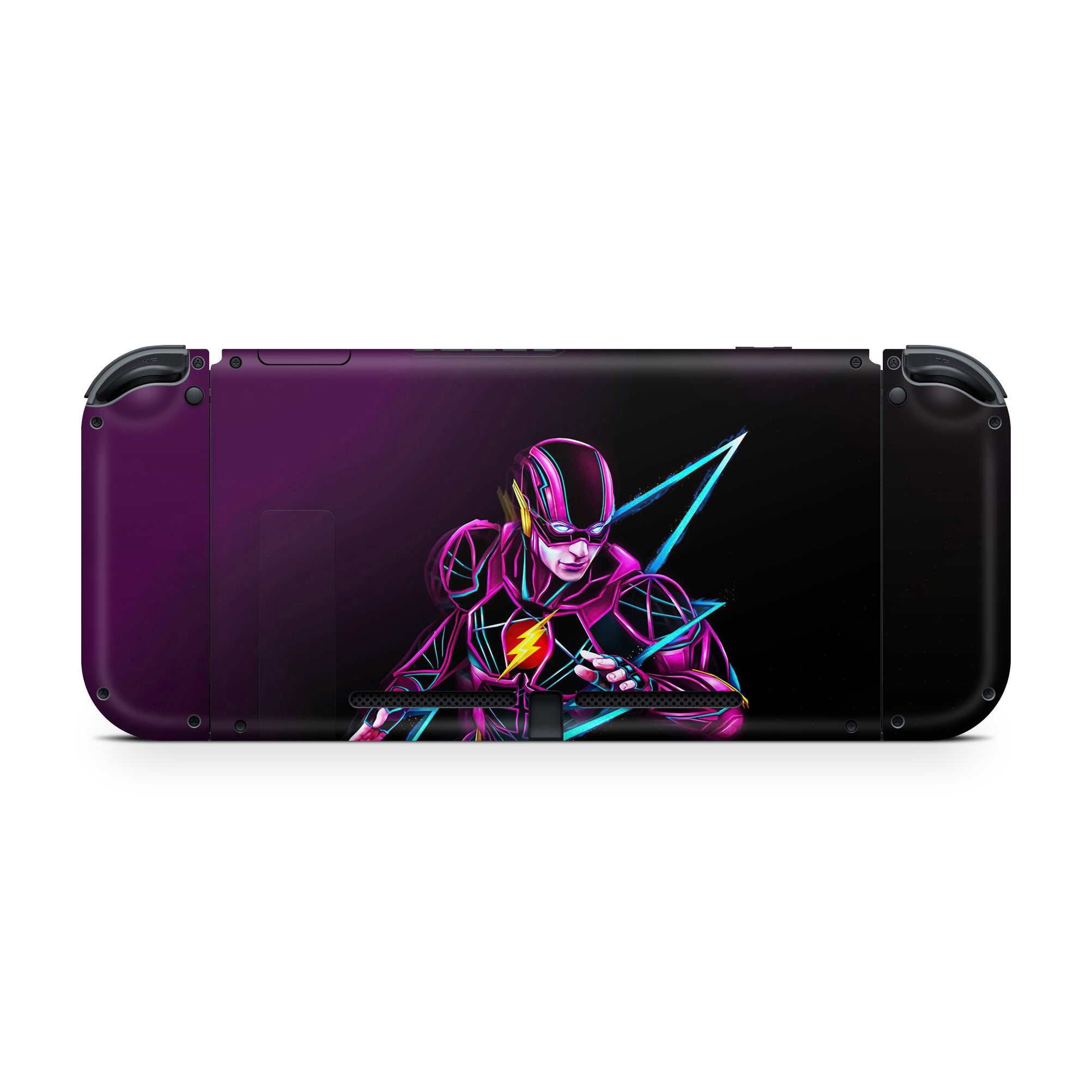 A video game skin featuring a Red Velocity 7 design for the Nintendo Switch.