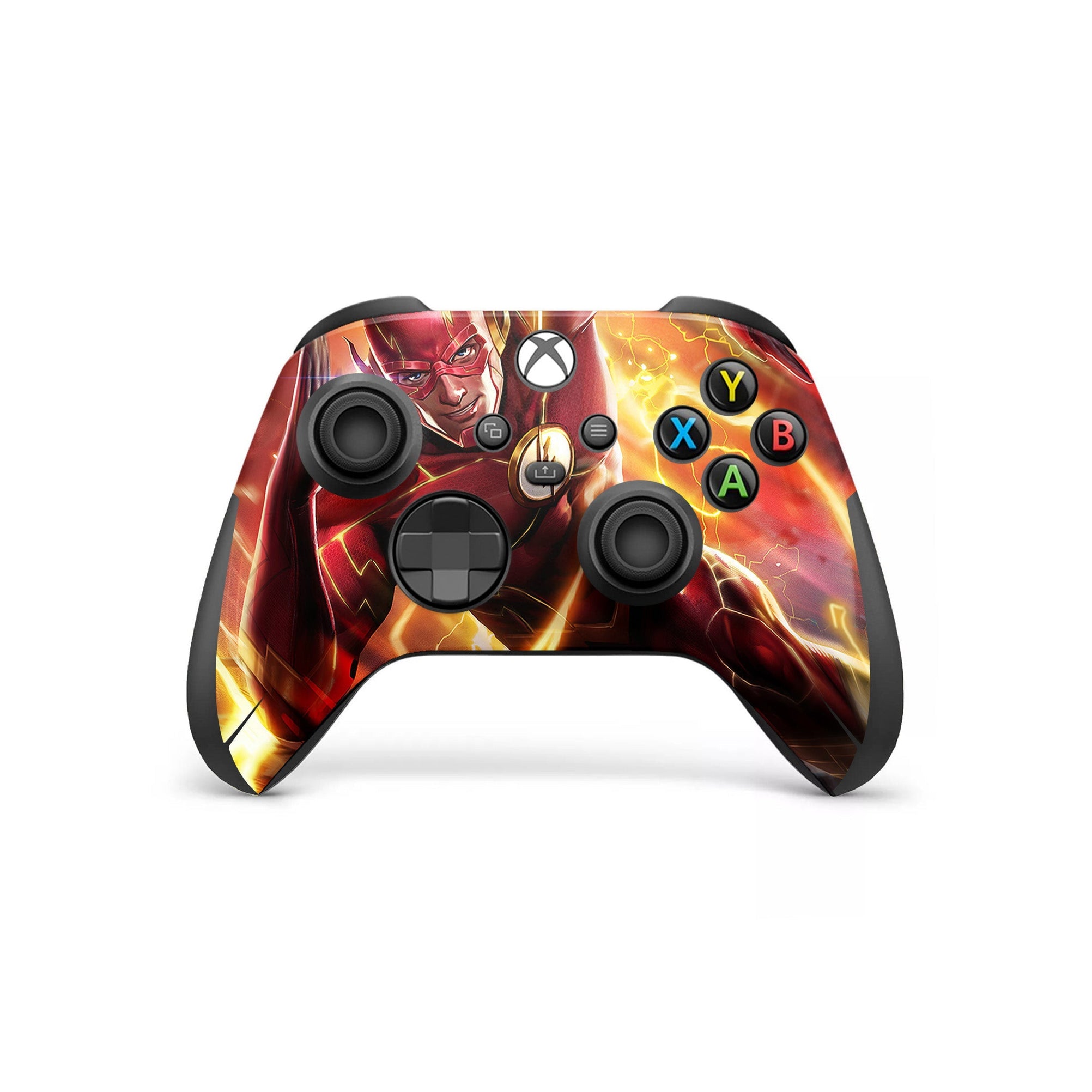 A video game skin featuring a Red Velocity 8 design for the Xbox Series X Controller.