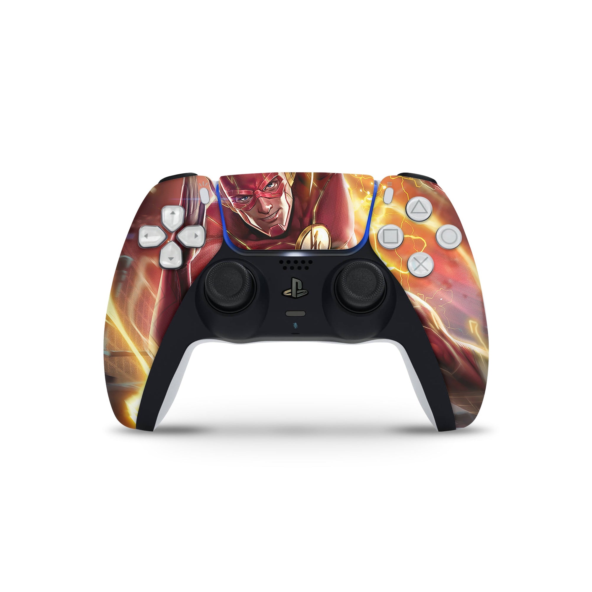 A video game skin featuring a Red Velocity 8 design for the PS5 Controller.