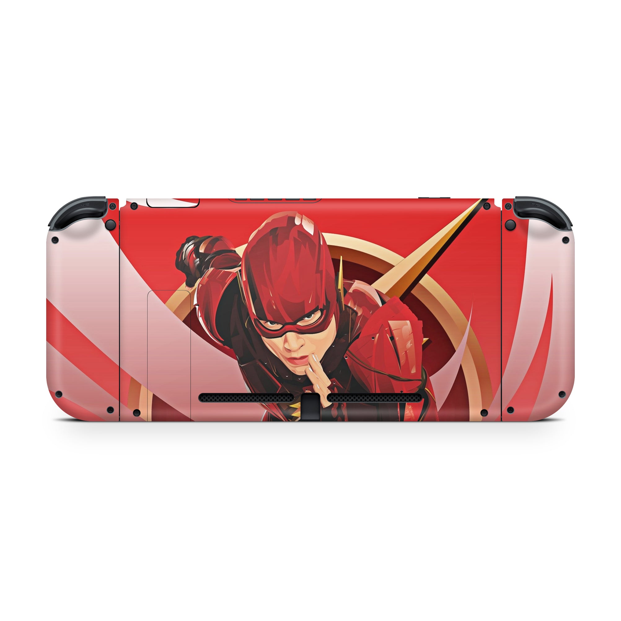 A video game skin featuring a Red Velocity 9 design for the Nintendo Switch.