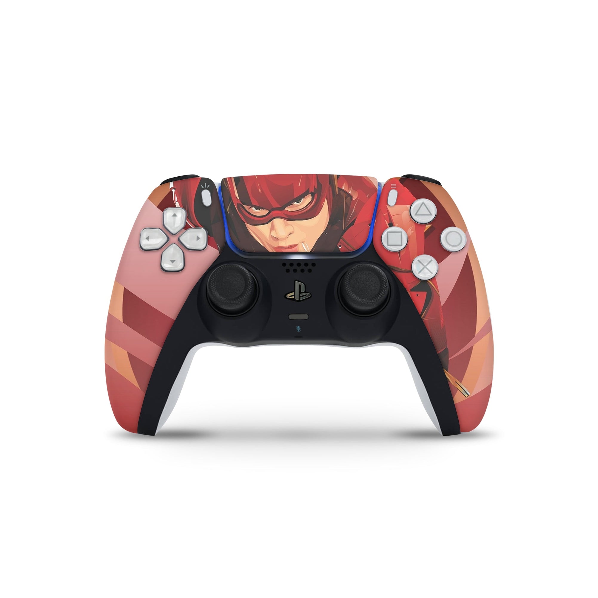 A video game skin featuring a Red Velocity 9 design for the PS5 Controller.