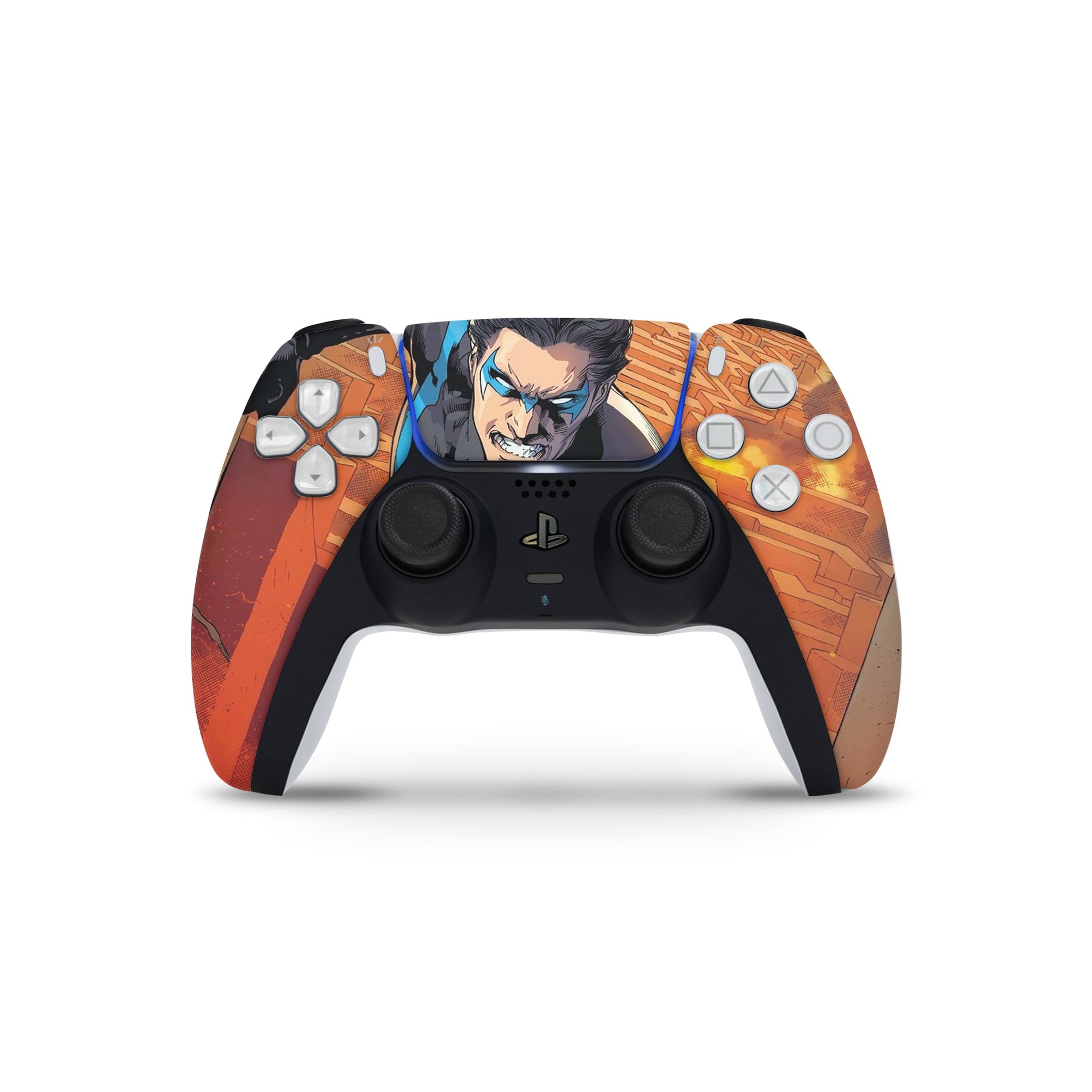 A video game skin featuring a Dynamic Defender 1 design for the PS5 Controller.