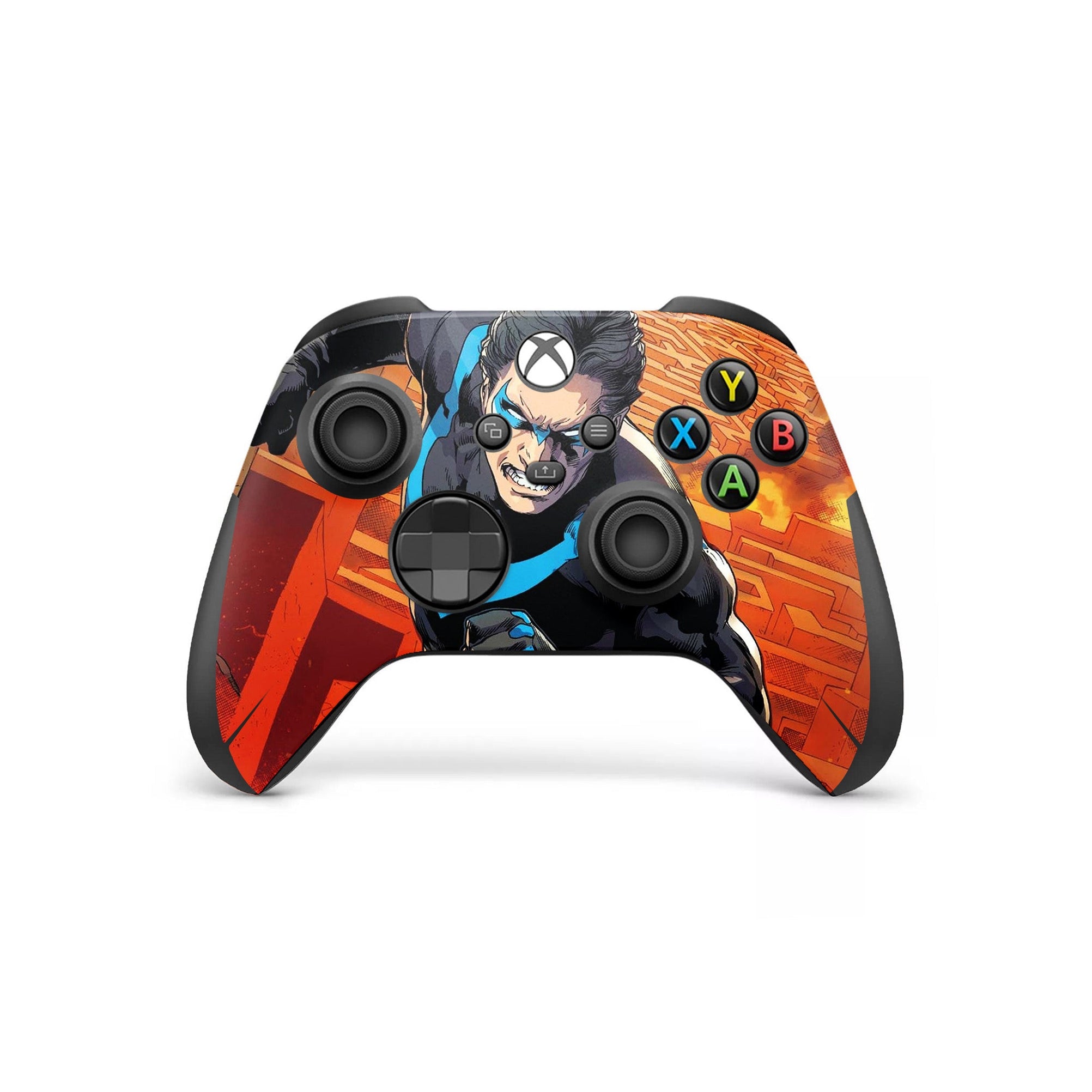 A video game skin featuring a Dynamic Defender 1 design for the Xbox Series X Controller.