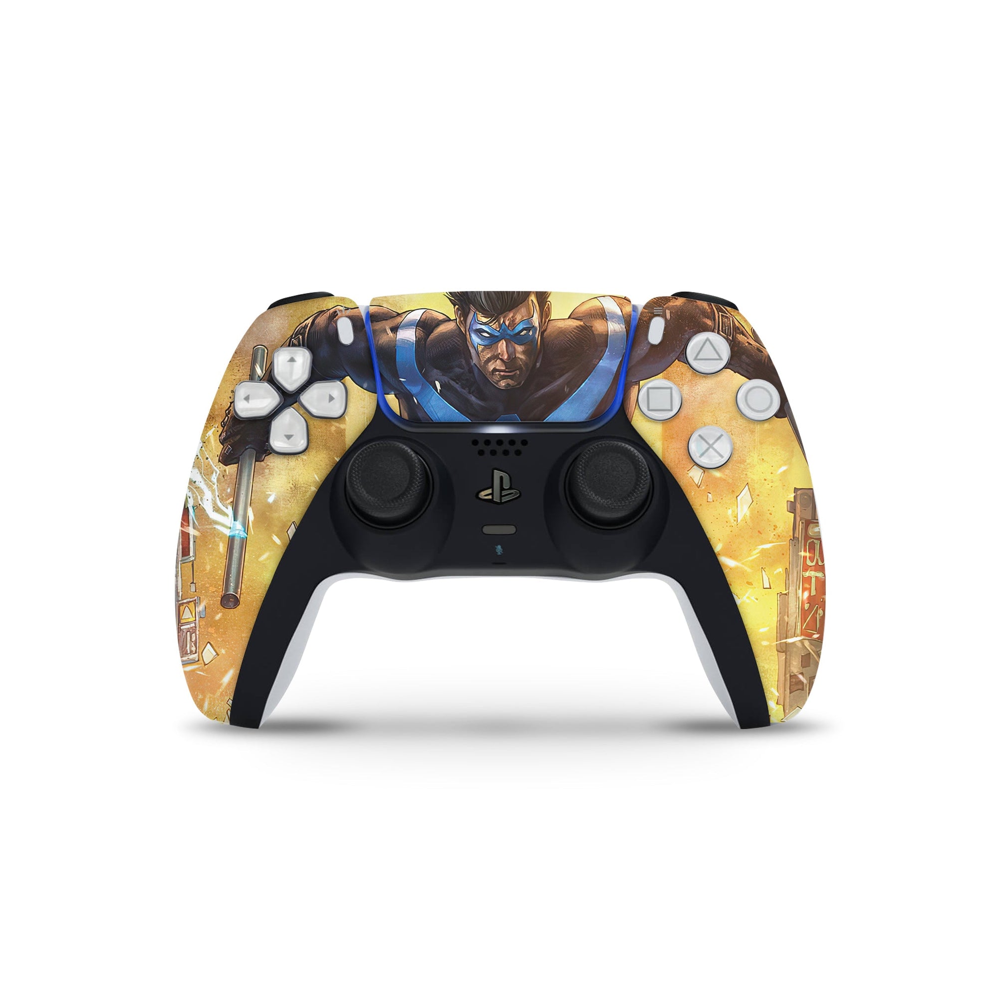 A video game skin featuring a Dynamic Defender 3 design for the PS5 Controller.