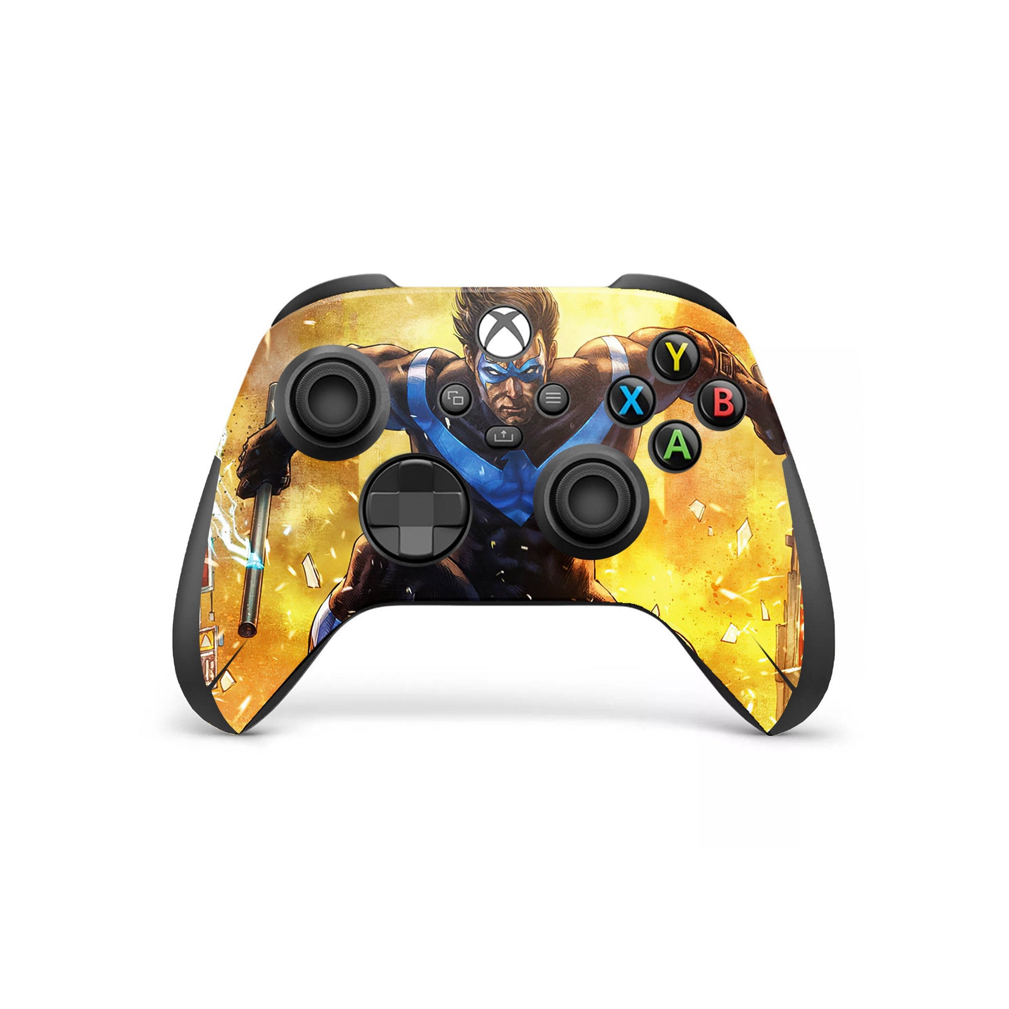 A video game skin featuring a Dynamic Defender 3 design for the Xbox Series Wireless Controller.