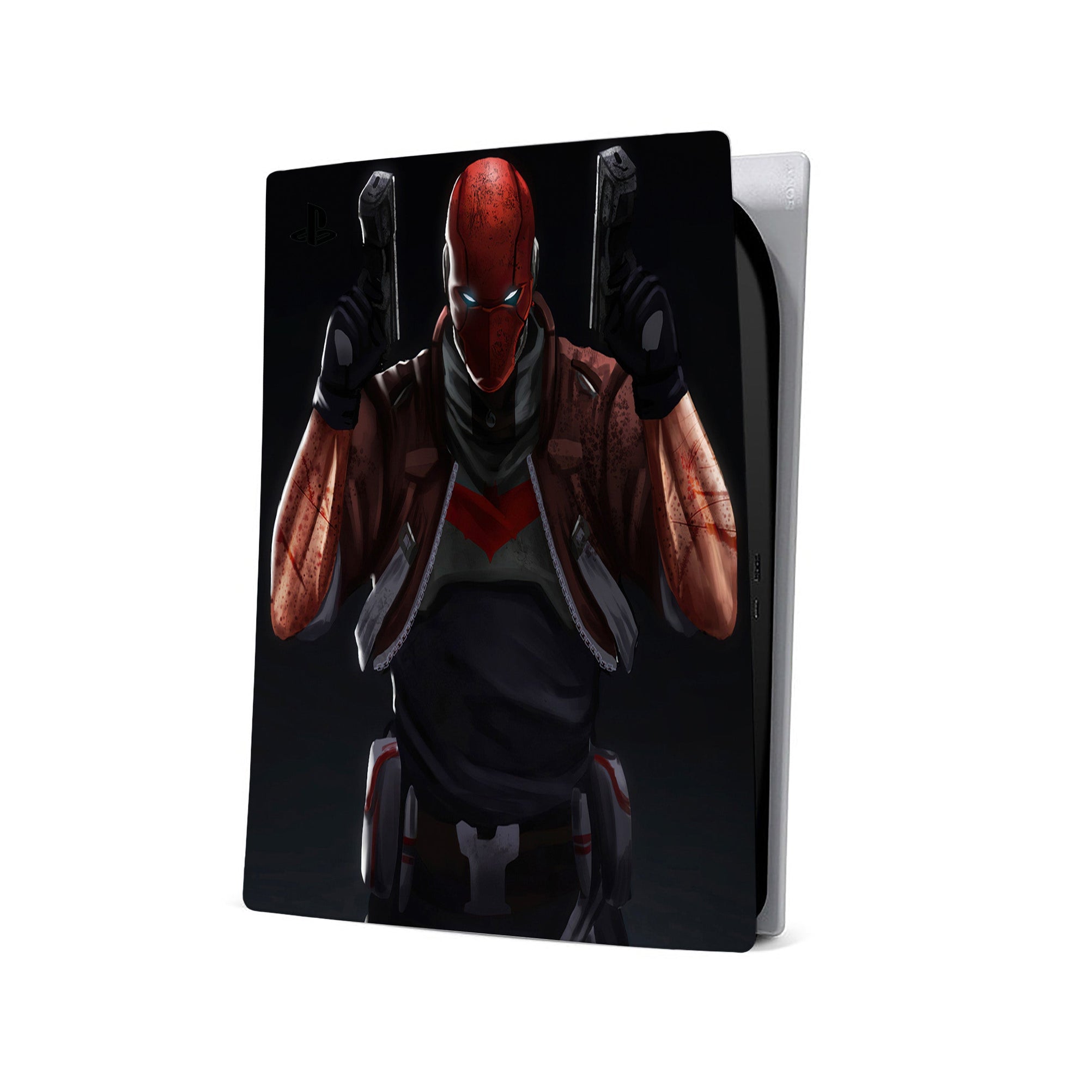 A video game skin featuring a Vigilante Enforcer 1 design for the PS5 Digital.