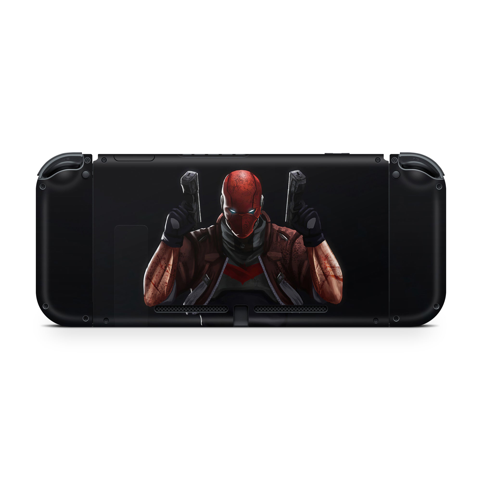 A video game skin featuring a Vigilante Enforcer 1 design for the Nintendo Switch.