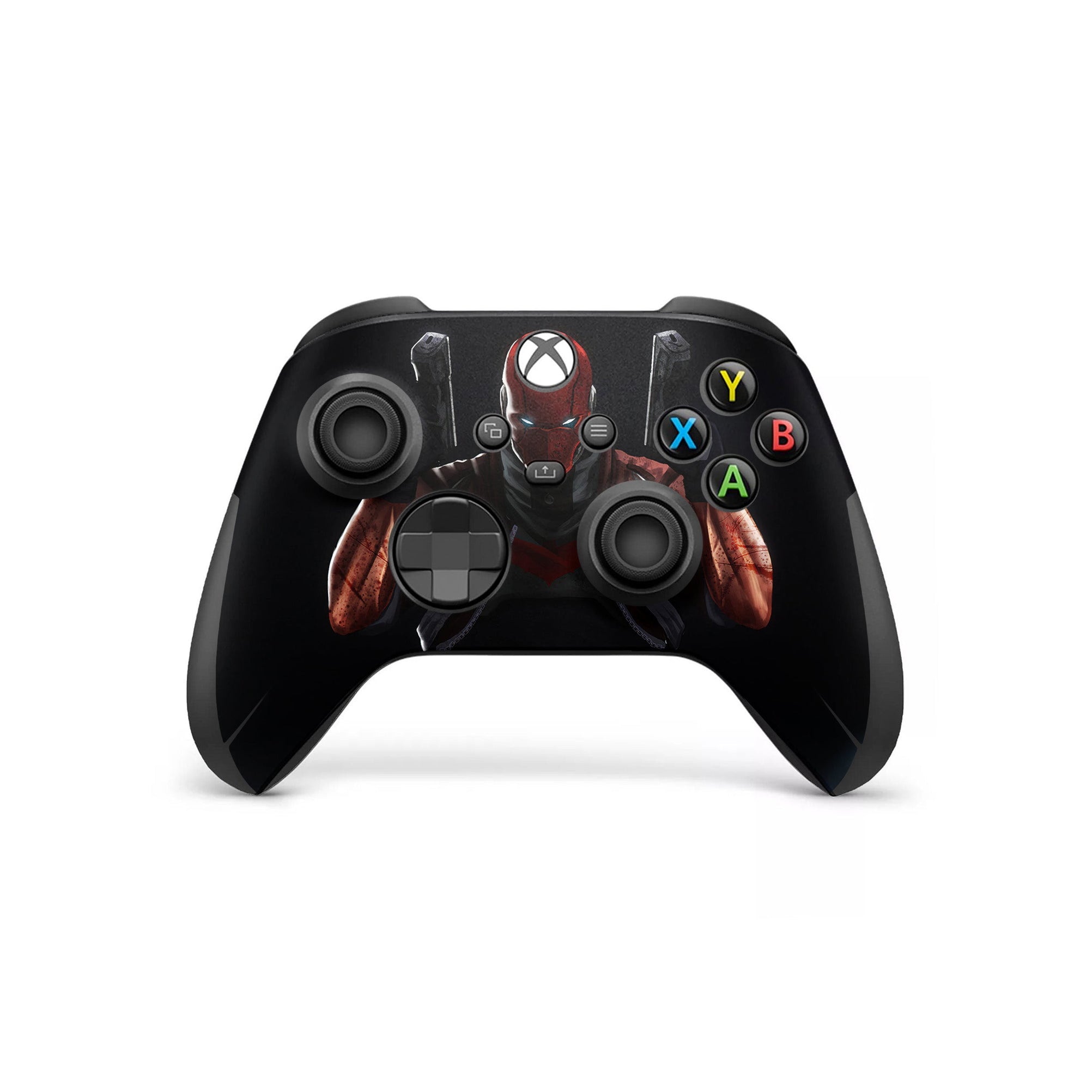 A video game skin featuring a Vigilante Enforcer 1 design for the Xbox Series Wireless Controller.