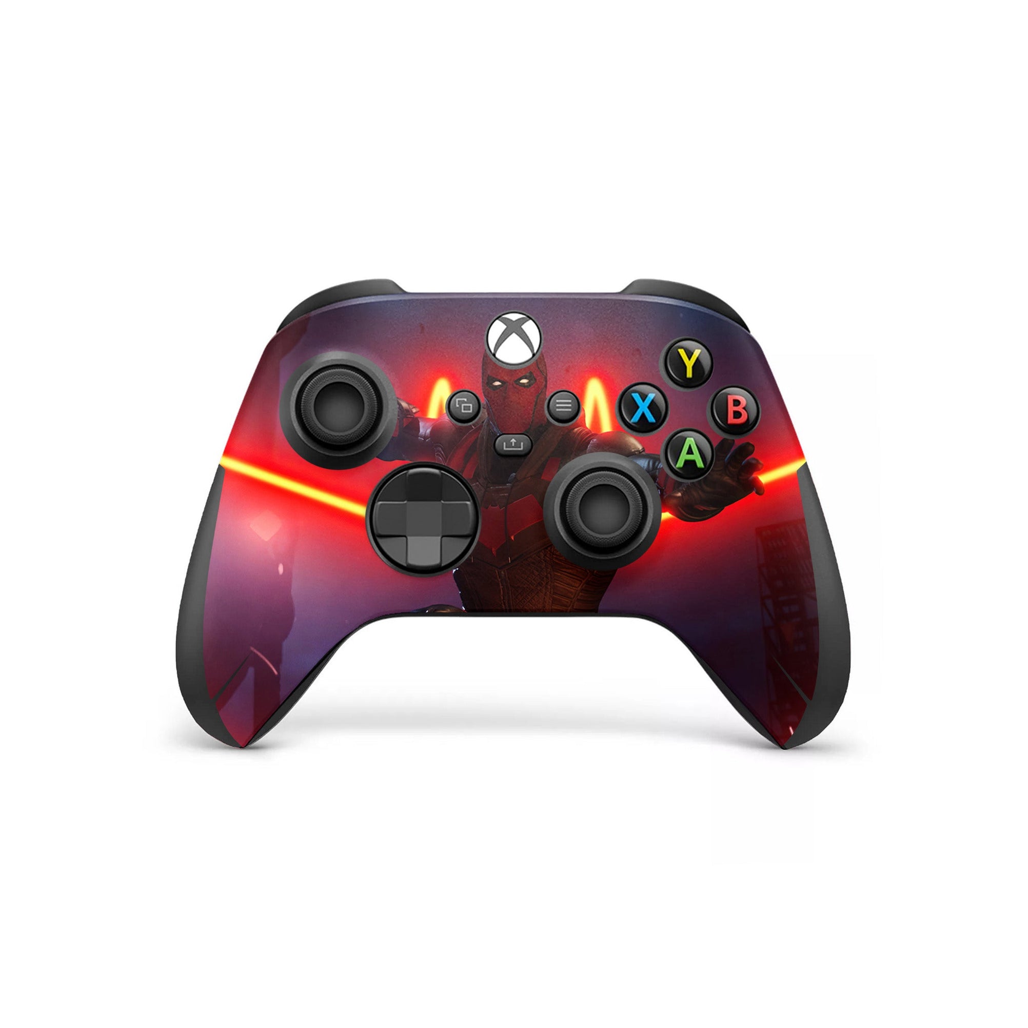 A video game skin featuring a Vigilante Enforcer 2 design for the Xbox Series Wireless Controller.