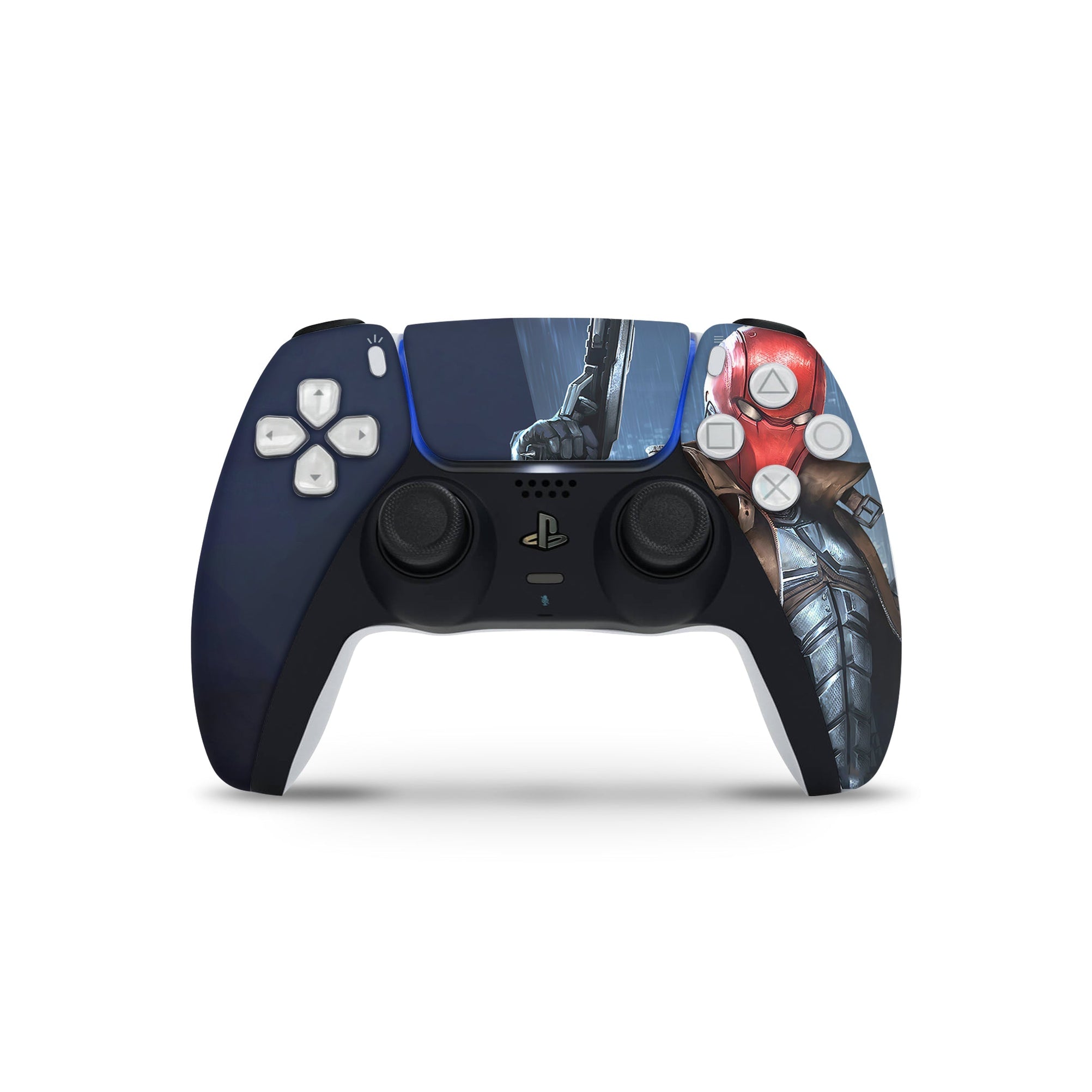 A video game skin featuring a Vigilante Enforcer 3 design for the PS5 Controller.