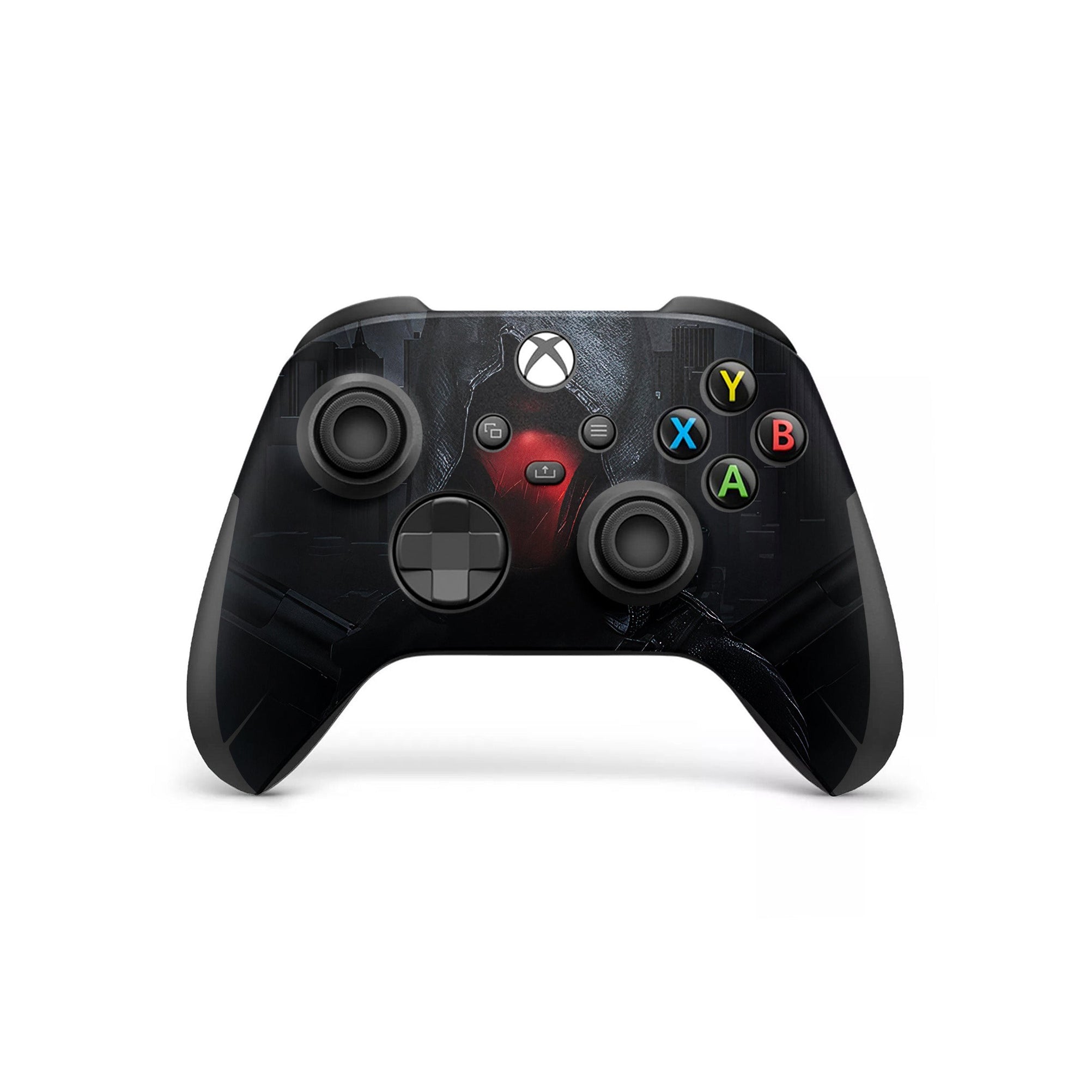 A video game skin featuring a Vigilante Enforcer 5 design for the Xbox Series X Controller.