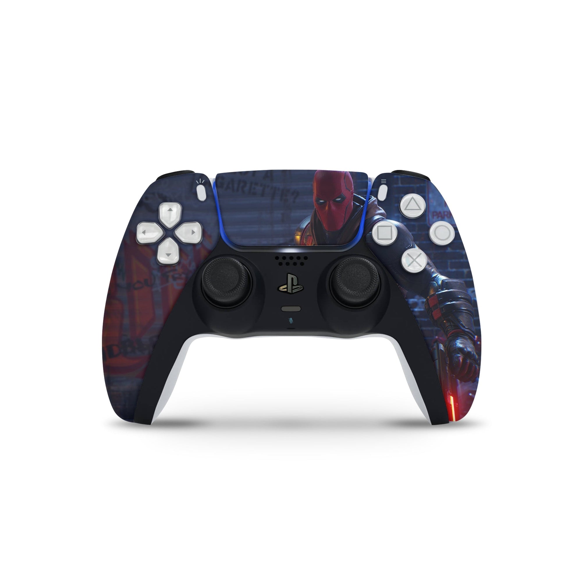 A video game skin featuring a Vigilante Enforcer 6 design for the PS5 Controller.