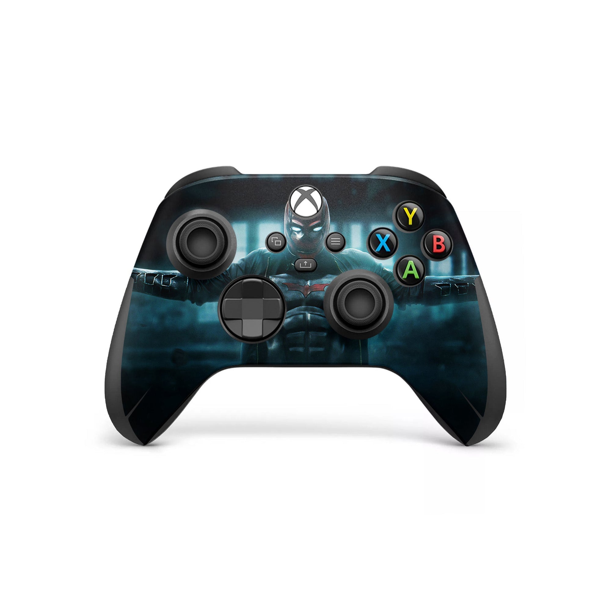 A video game skin featuring a Vigilante Enforcer 7 design for the Xbox Series Wireless Controller.