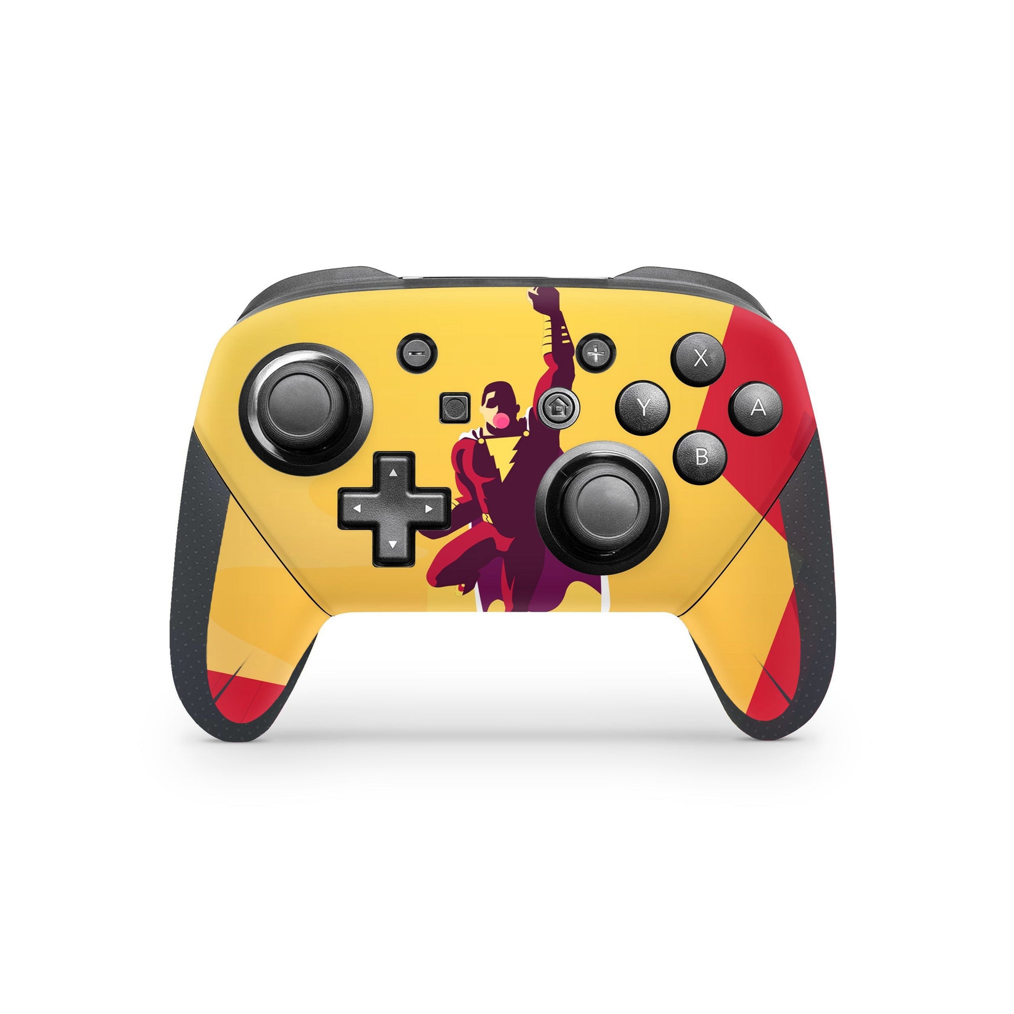 A video game skin featuring a Champion of Magic 1 design for the Nintendo Switch Pro Controller.