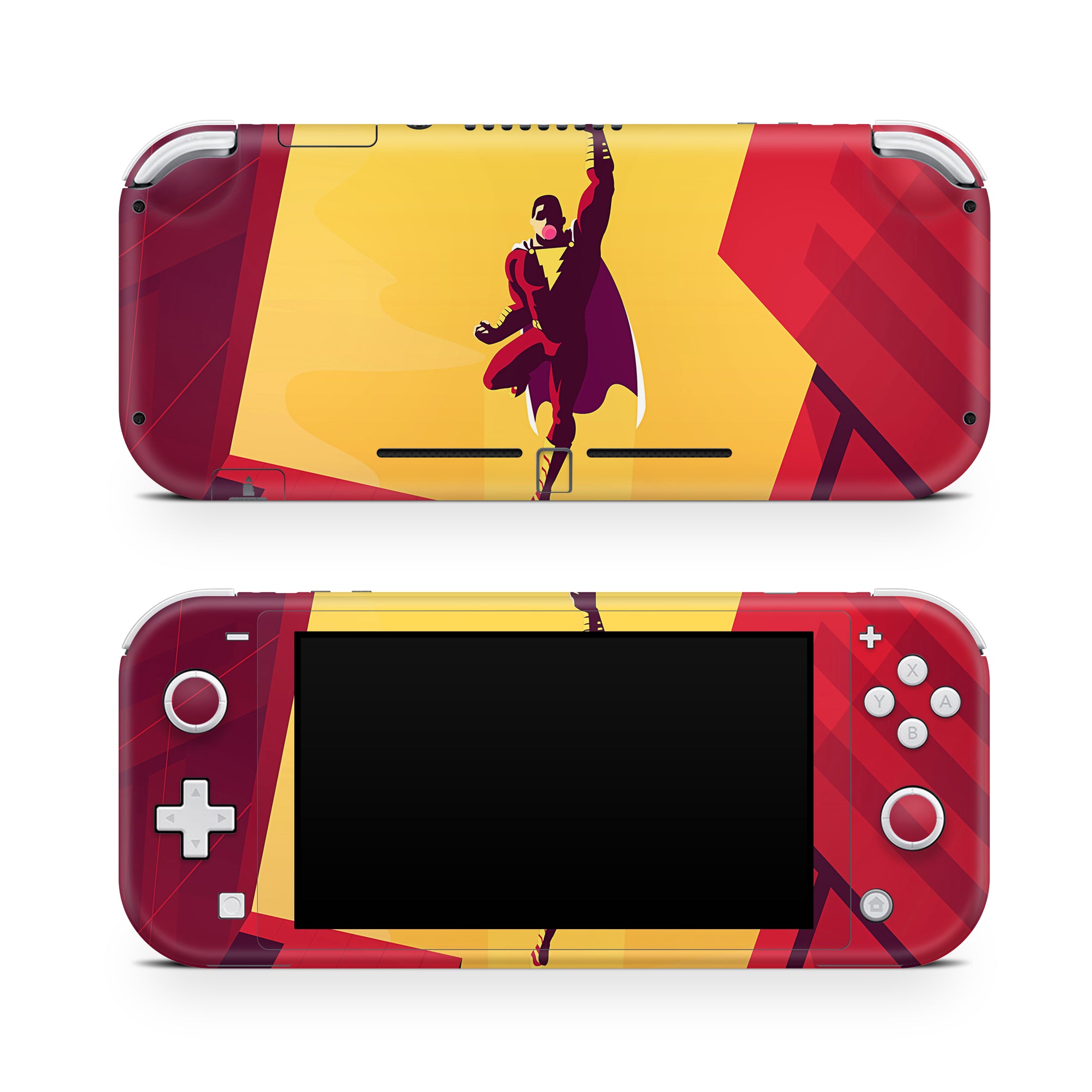 A video game skin featuring a Champion of Magic 1 design for the Nintendo Switch Lite.