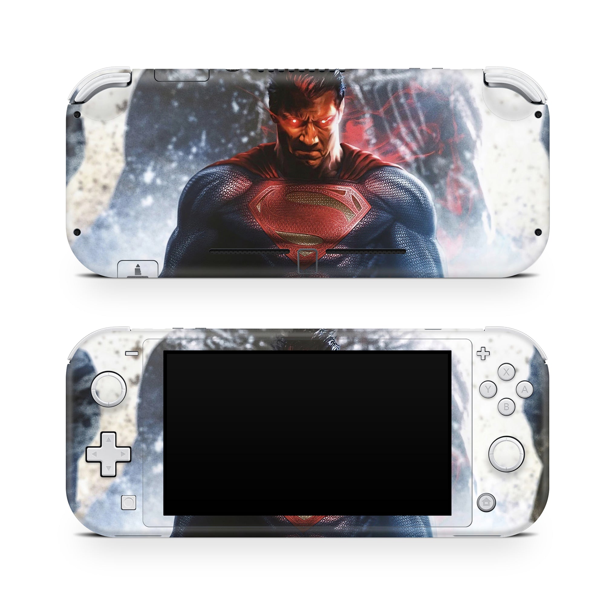 A video game skin featuring a Steel Guardian 1 design for the Nintendo Switch Lite.