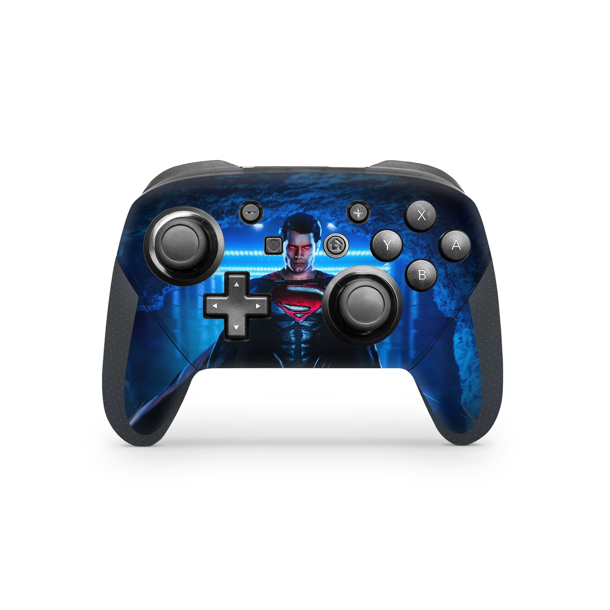 A video game skin featuring a Steel Guardian 2 design for the Nintendo Switch Pro Controller.