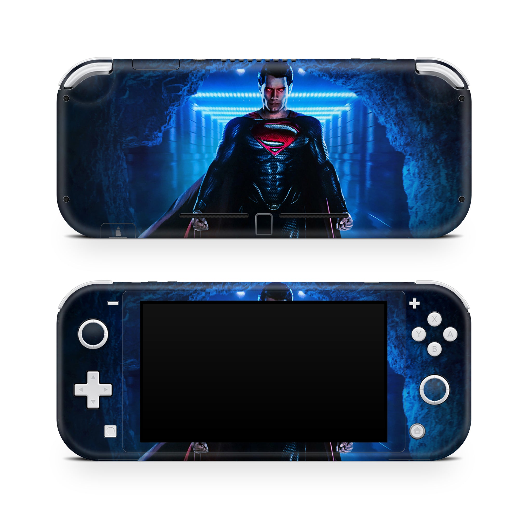 A video game skin featuring a Steel Guardian 2 design for the Nintendo Switch Lite.